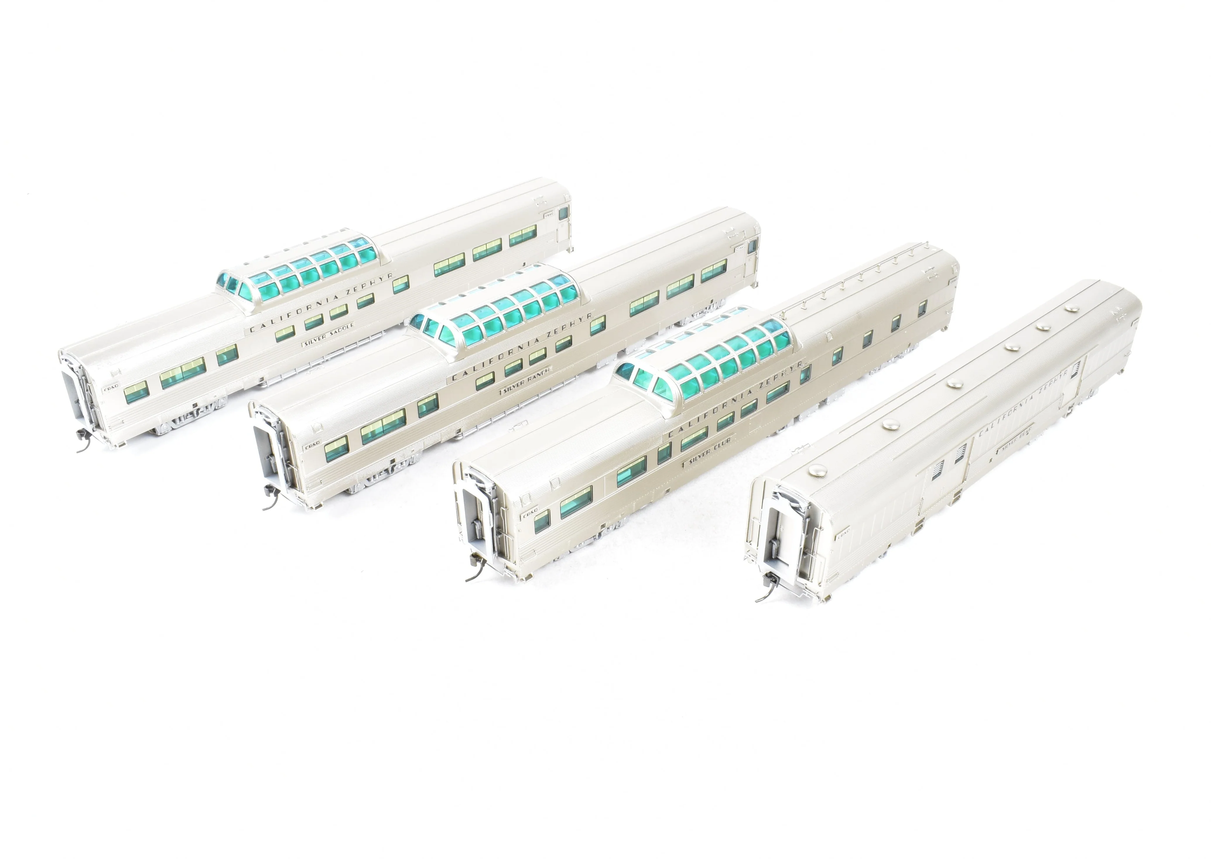 HO CON BLI - Broadway Limited Imports D&RGW, WP, CB&Q 11-Car California Zephyr Mixed Set - Image 7