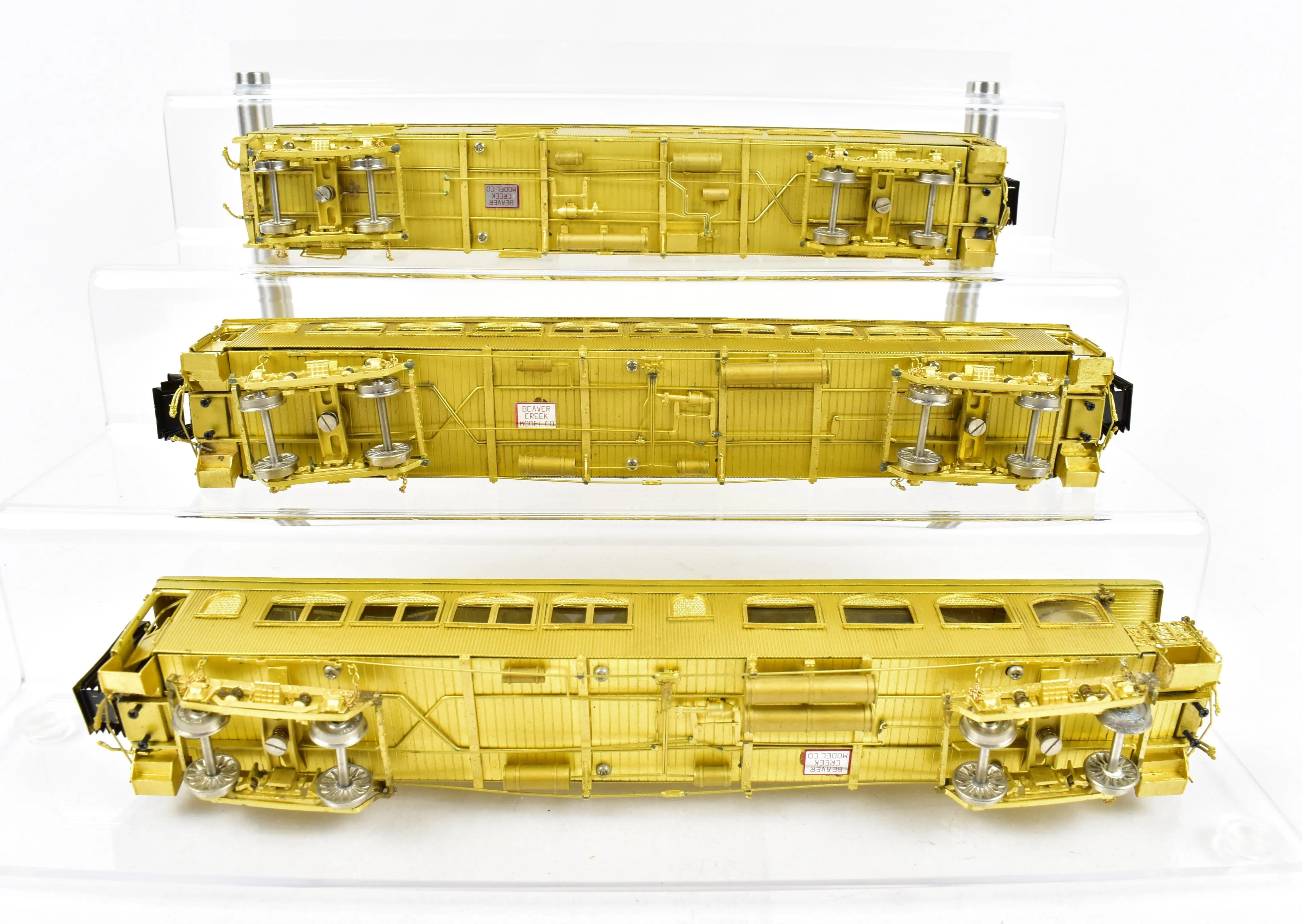 HO Brass CON Beaver Creek Model Co. Yosemite Valley Railroad 3-Car Set Collector's Edition - Image 25