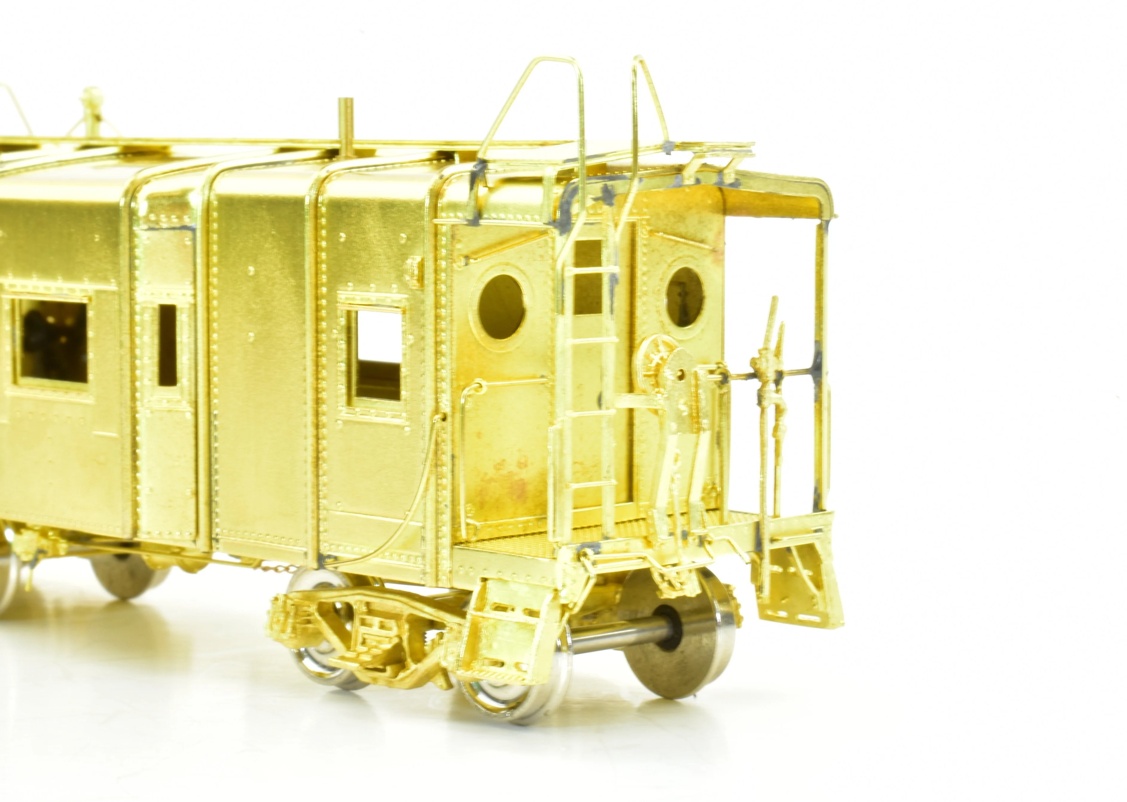 HO Brass OMI - Overland Models, Inc. B&O - Baltimore & Ohio I-5 Bay Window Caboose - Image 9