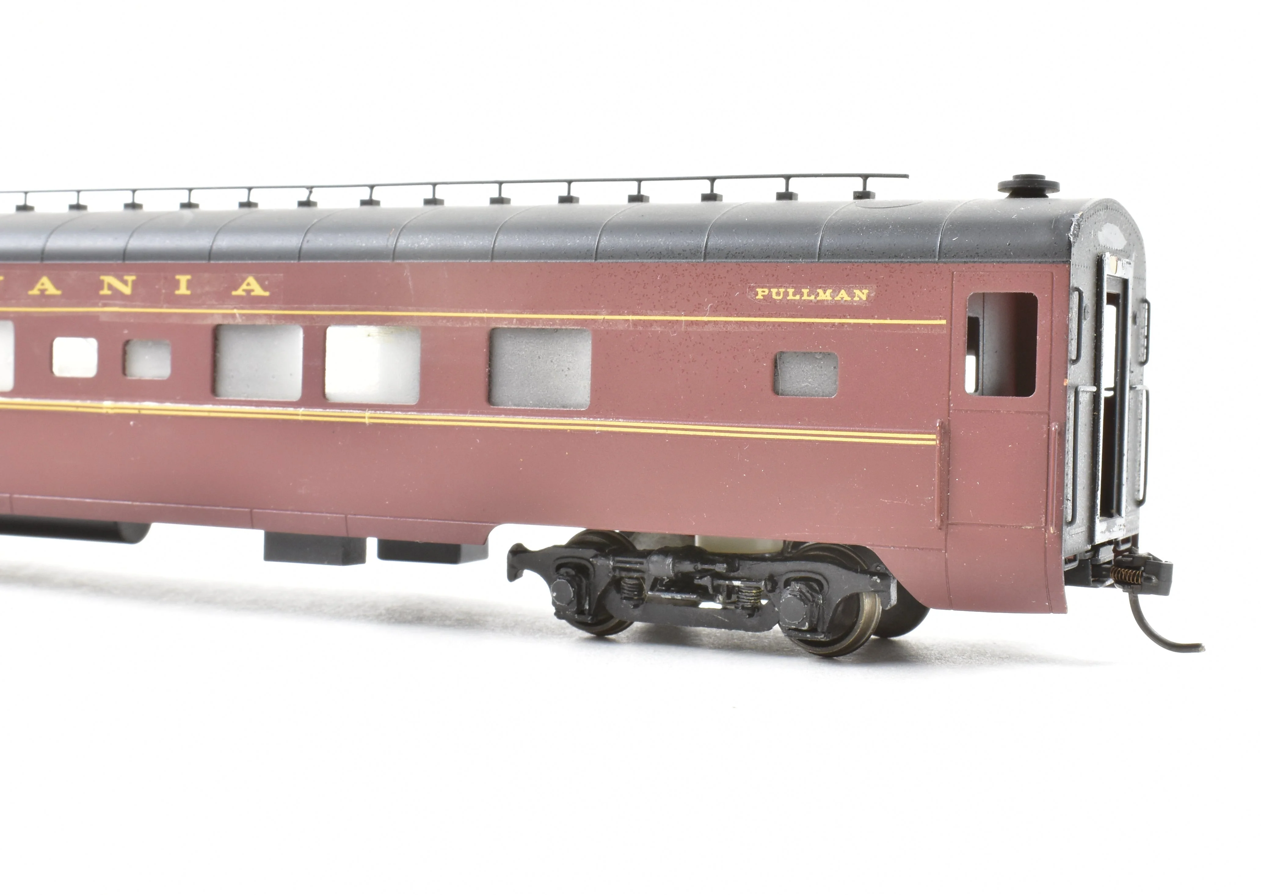 HO Brass Soho PRR - Pennsylvania Railroad View Series Observation 2MB, 1 DR, Lounge CP - Image 12