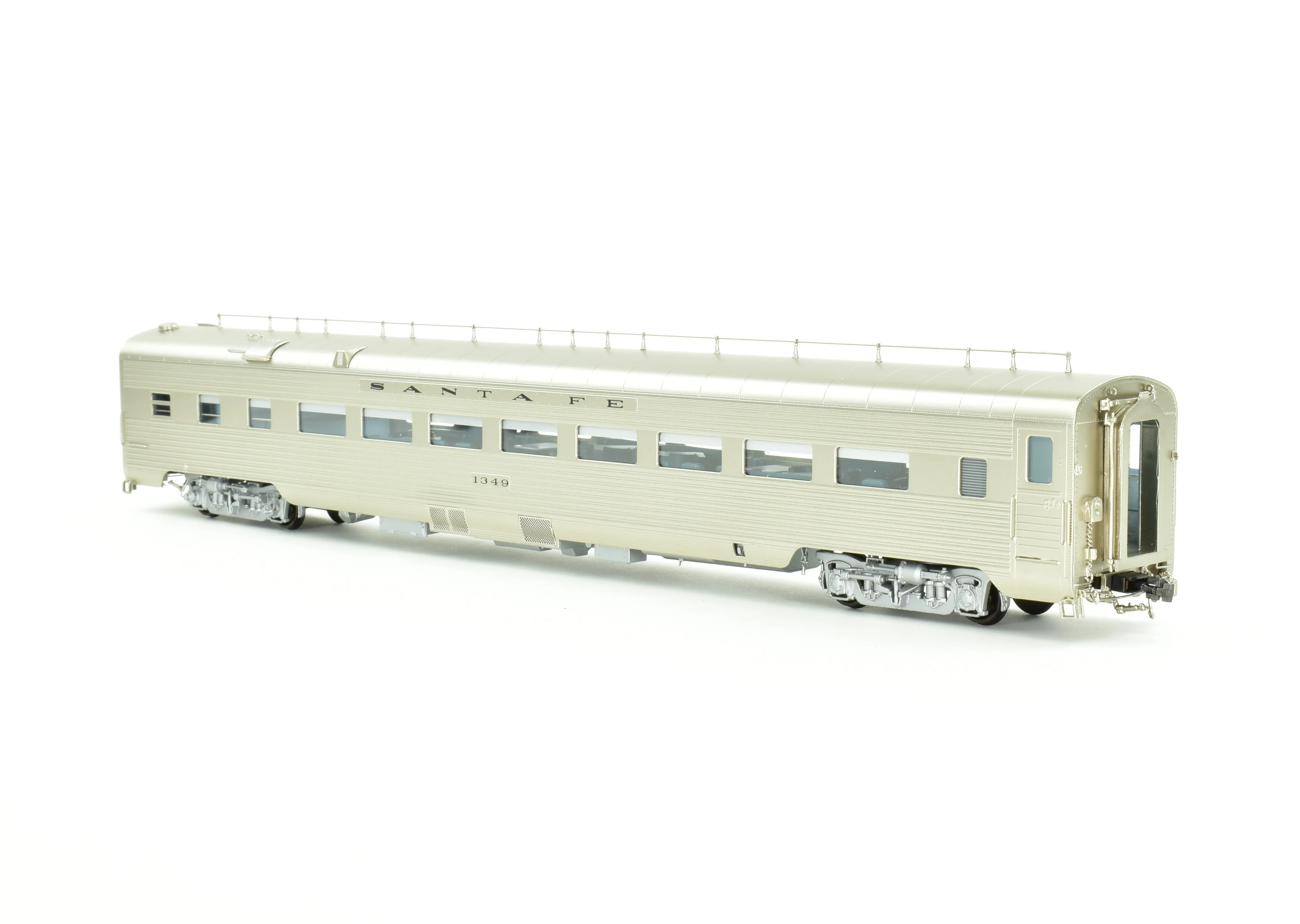 HO Brass CON TCY - The Coach Yard  No. 1209.1 ATSF - Santa Fe 1947 Pullman Lightweight Bar Lounge FP No. 1349 - Image 7
