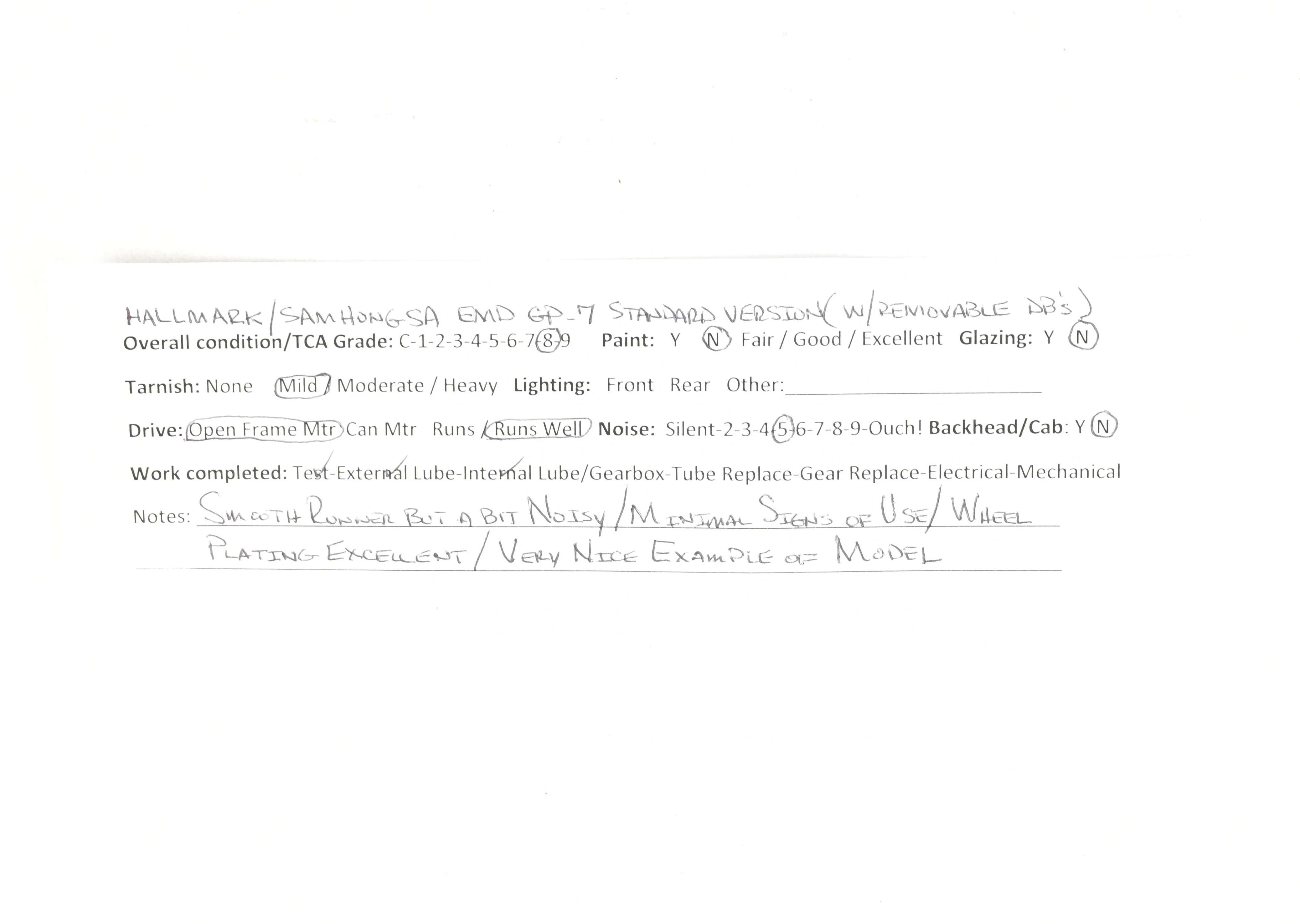 N Brass Hallmark Models Various Roads EMD GP-7 Standard Version with Removable Dynamic Brakes - Image 14