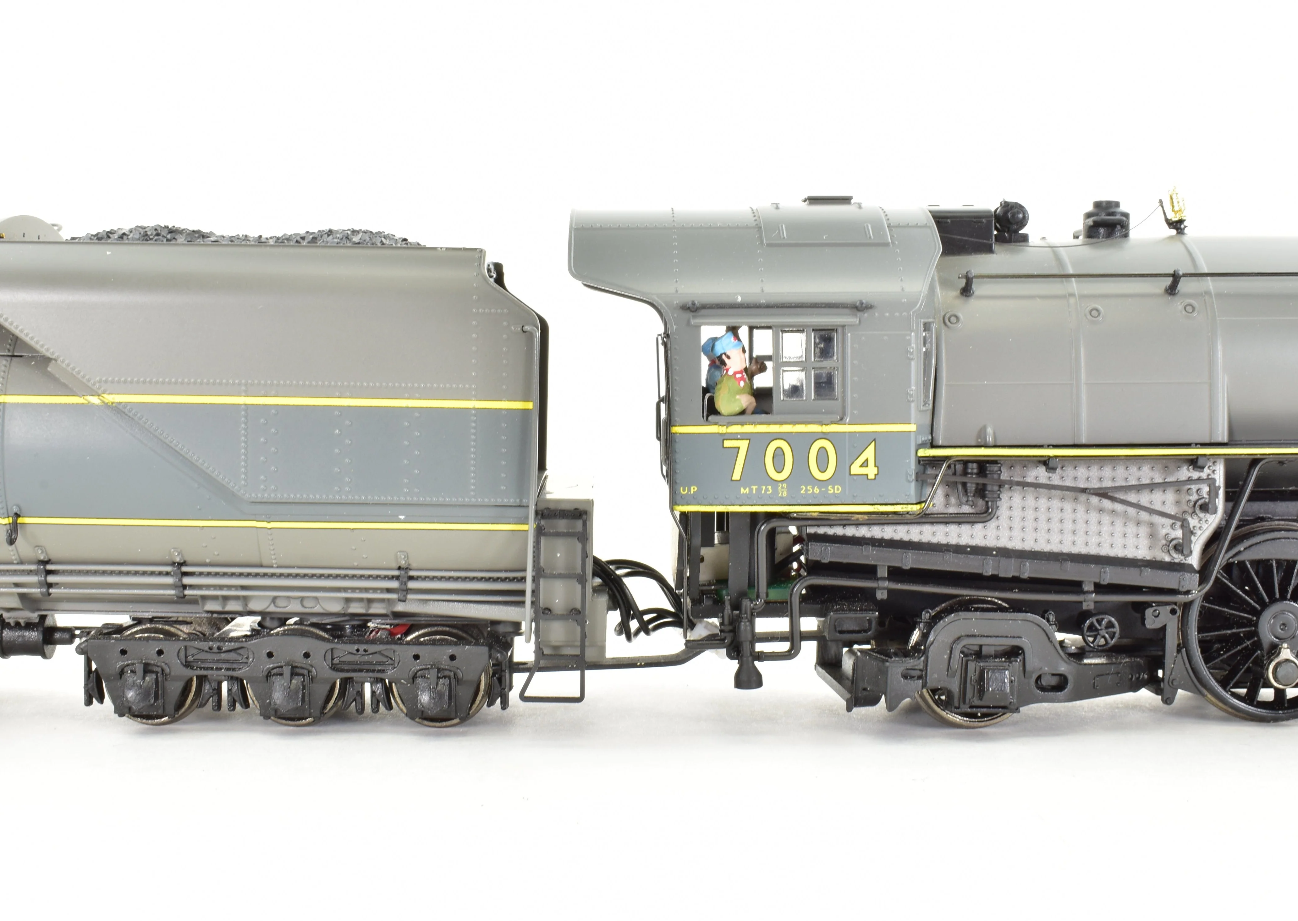 HO CON BLI - Broadway Limited Imports UP - Union Pacific MT-73 4-8-2 QSI DCC and Sound "Greyhound" - Image 12