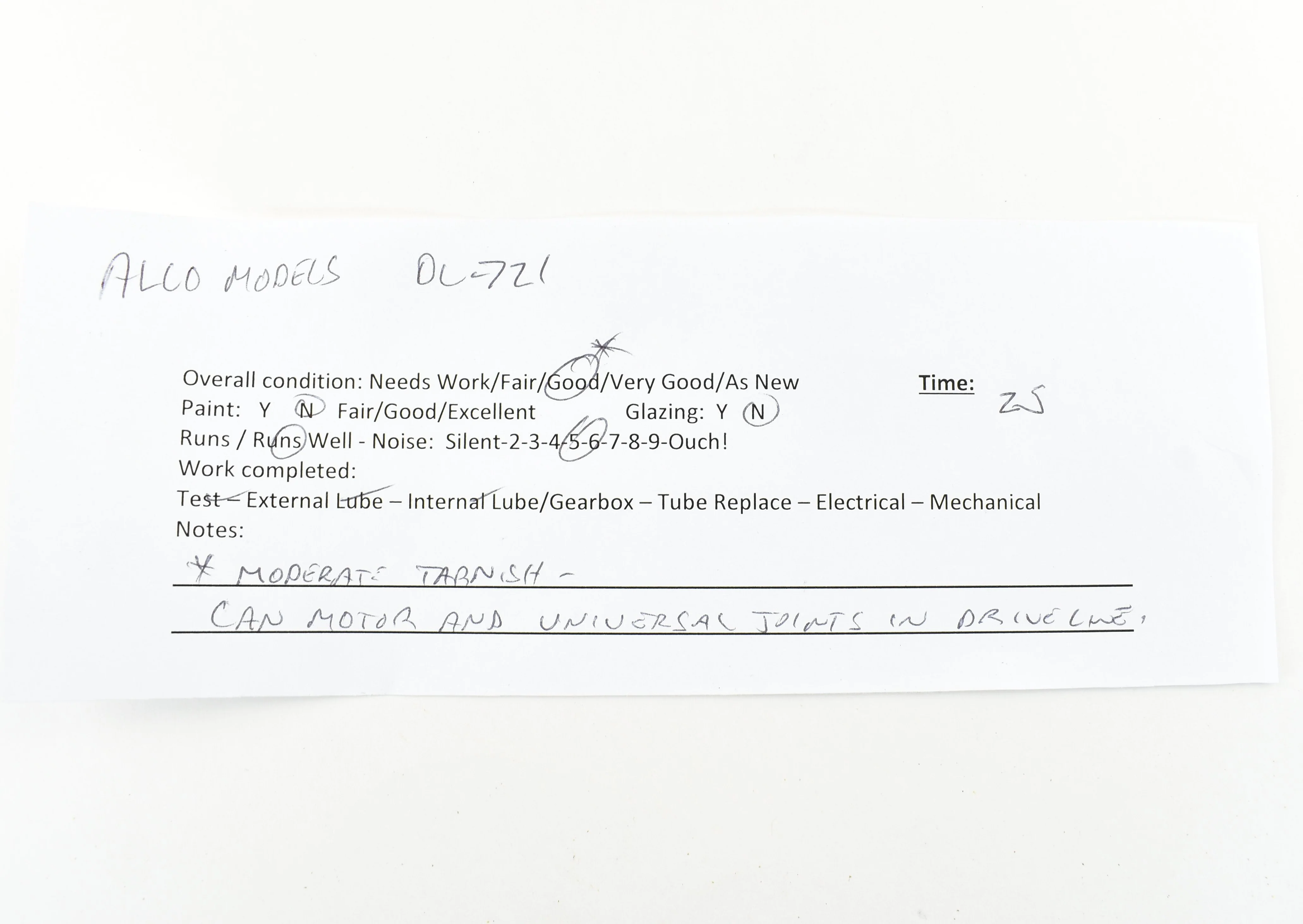 HO Brass Alco Models  Various Roads DL-721/RS-32 Diesel - Image 4