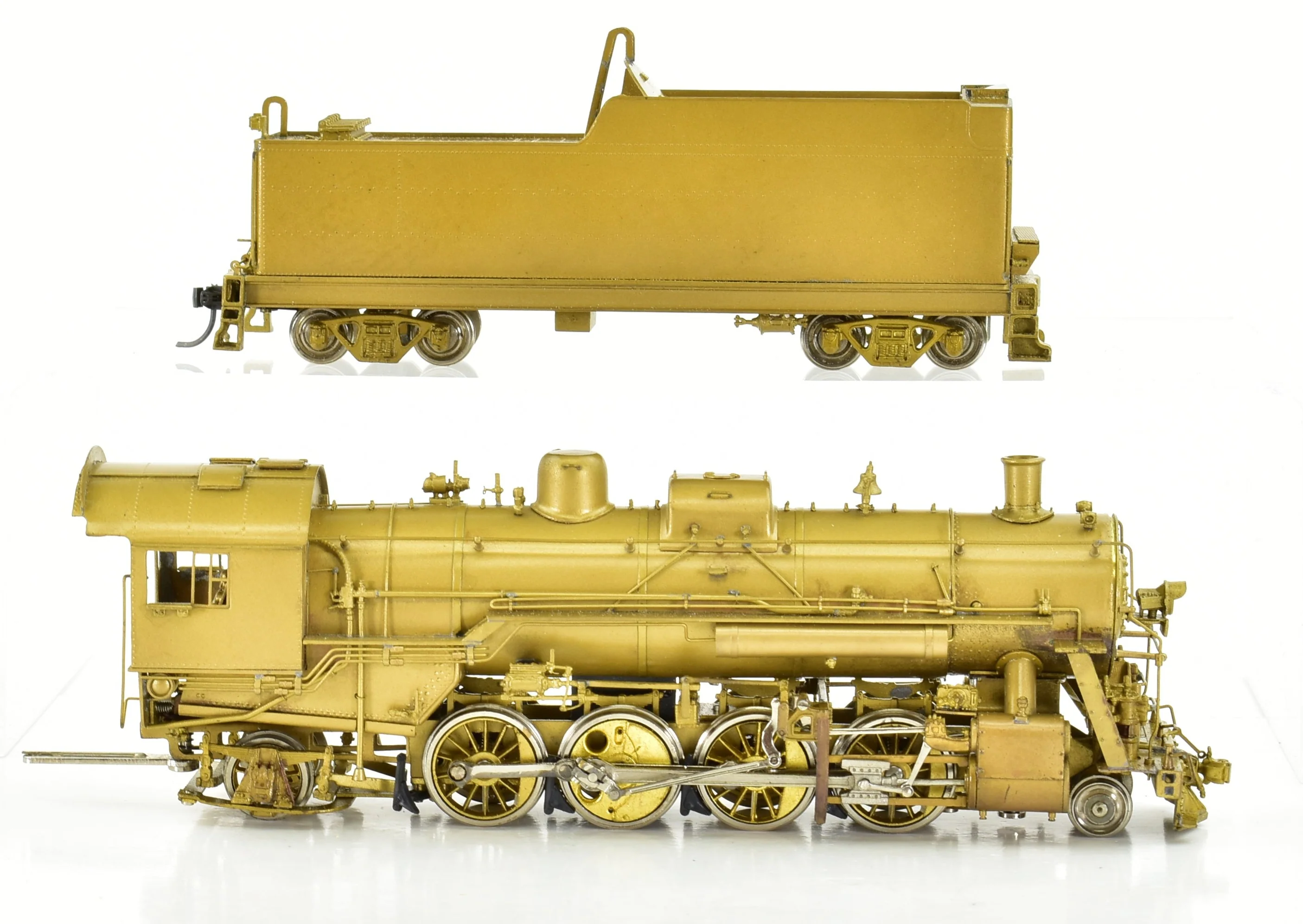 HO Brass Alco Models IC - Illinois Central  2-8-2 Mikado with Rebuilt Drive - Image 3