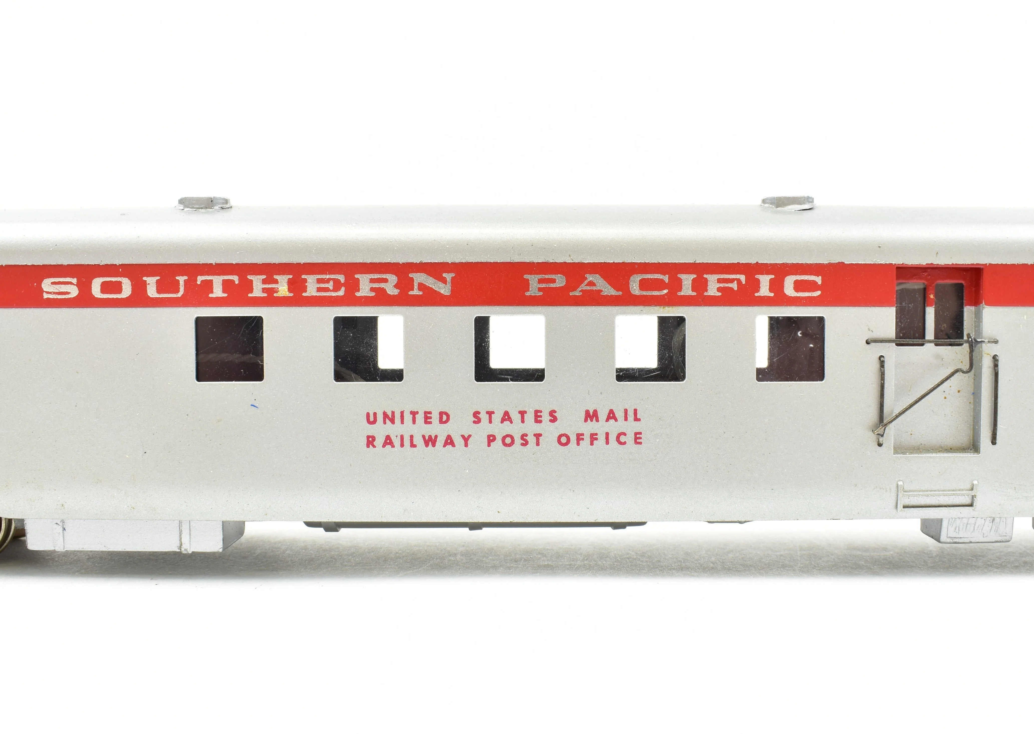 HO Brass Balboa SP - Southern Pacific Postal Baggage RPO Car Factory Painted Aluminum - Image 11