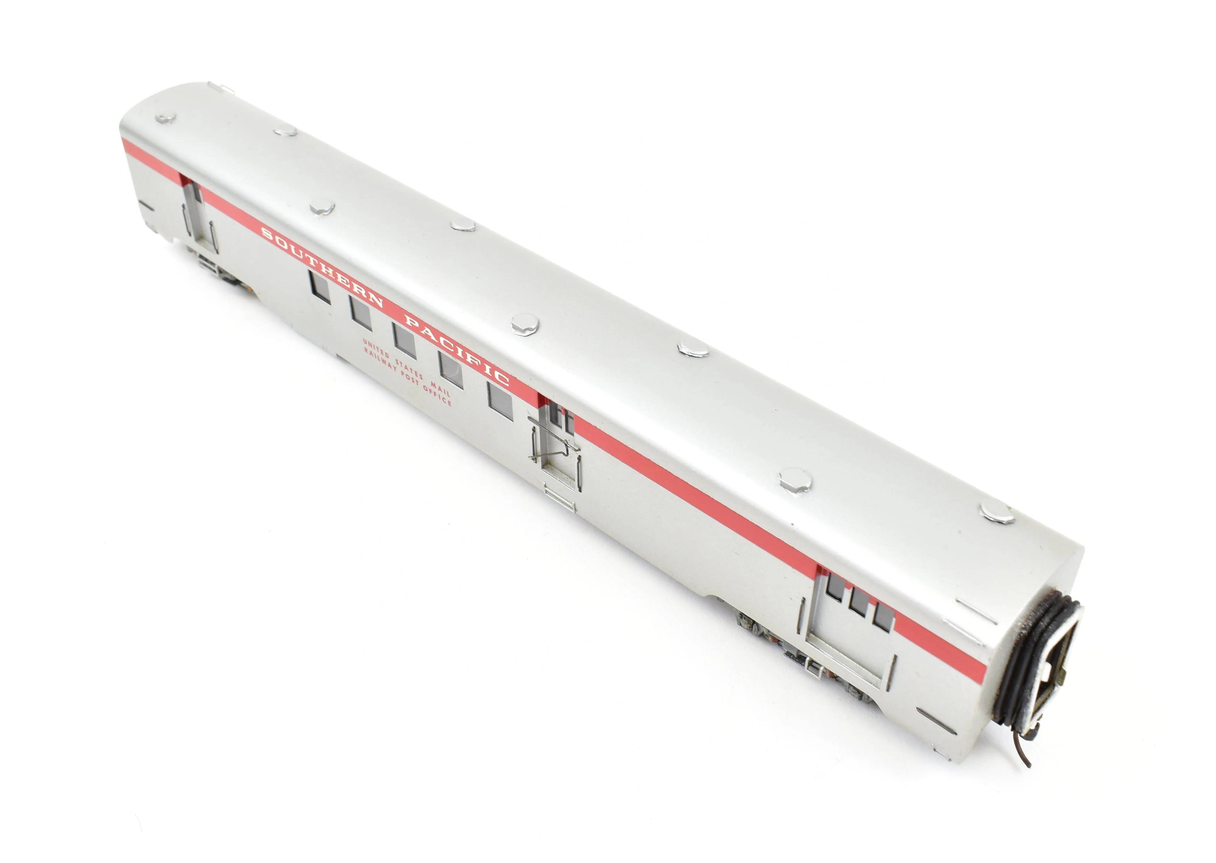 HO Brass Balboa SP - Southern Pacific Postal Baggage RPO Car Factory Painted Aluminum - Image 5