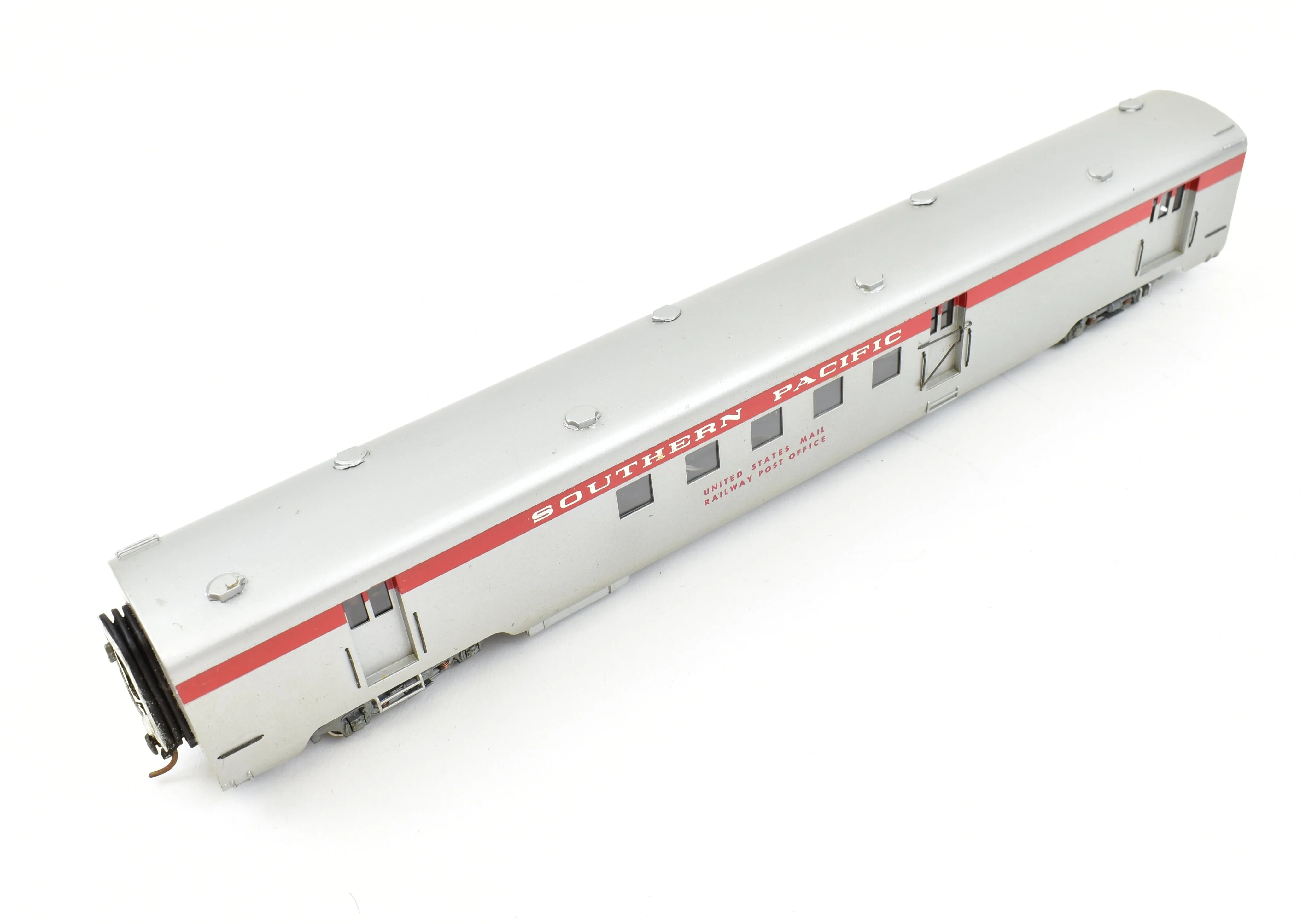 HO Brass Balboa SP - Southern Pacific Postal Baggage RPO Car Factory Painted Aluminum - Image 6
