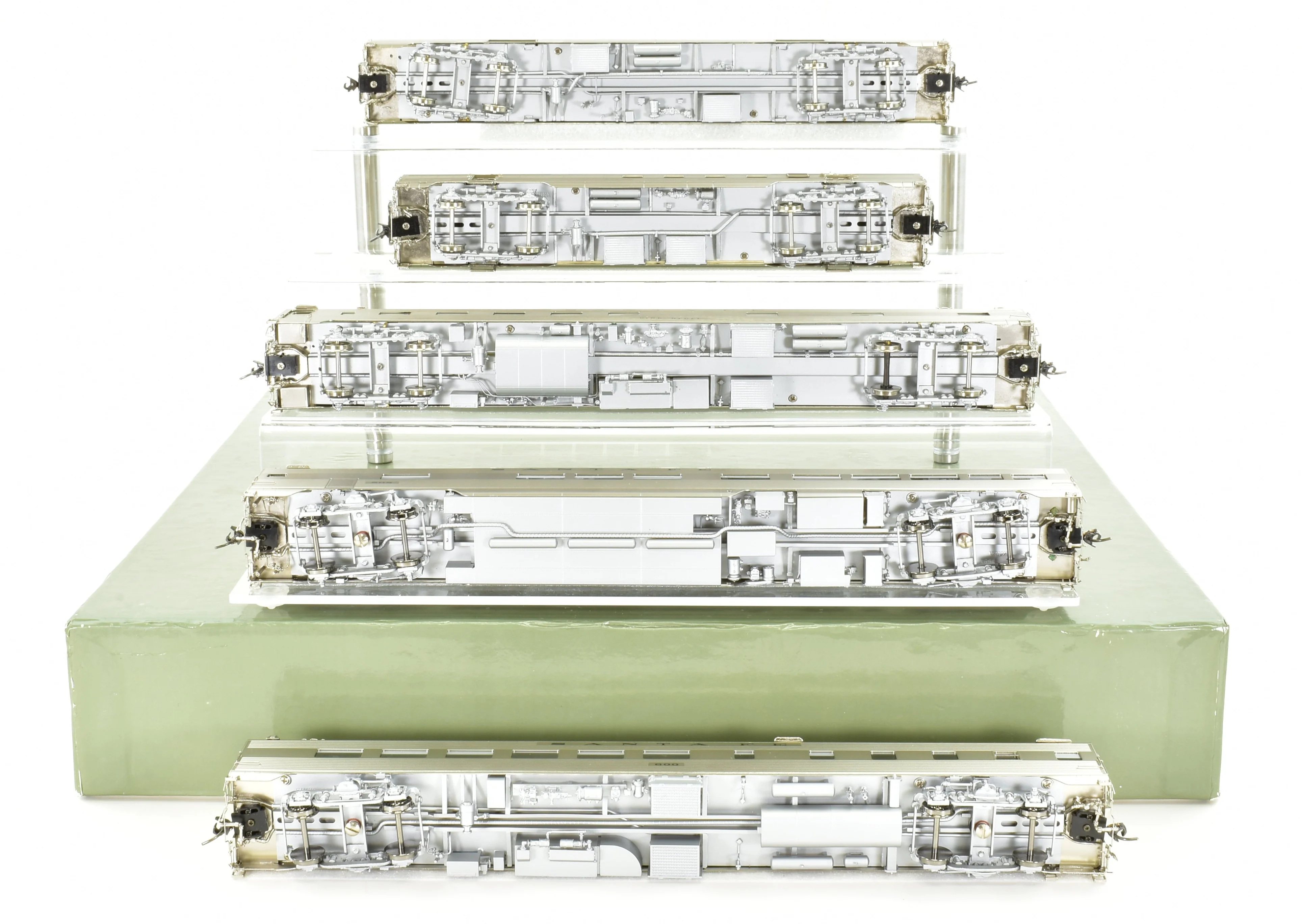 HO Brass CON CIL - Challenger Imports ATSF - Santa Fe 1951 Super Chief 10 Car Set AS-IS - Image 6