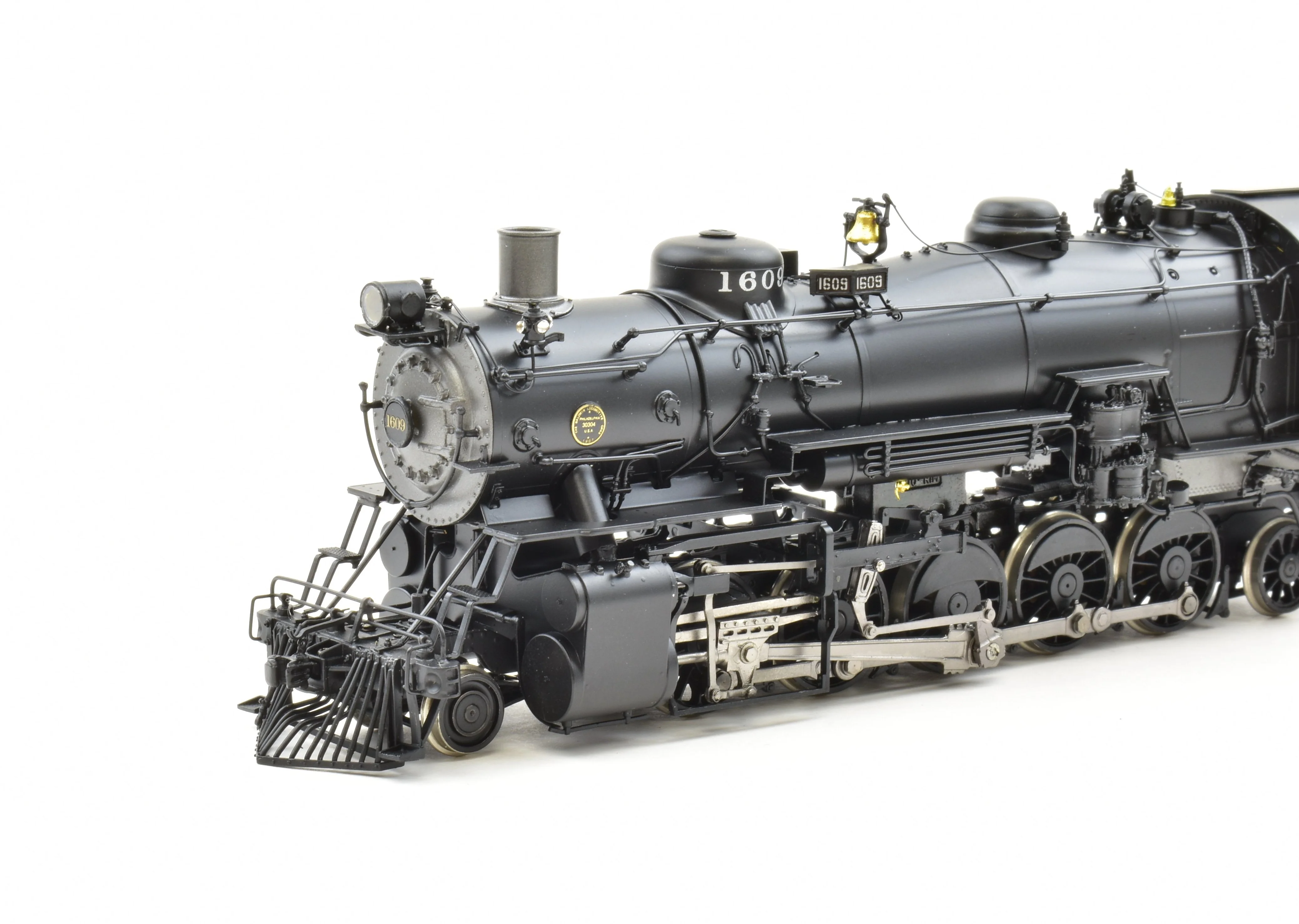 HO Brass CON DVP - Division Point ATSF - Santa Fe 2-10-2 Factory Painted #1609 - Image 12