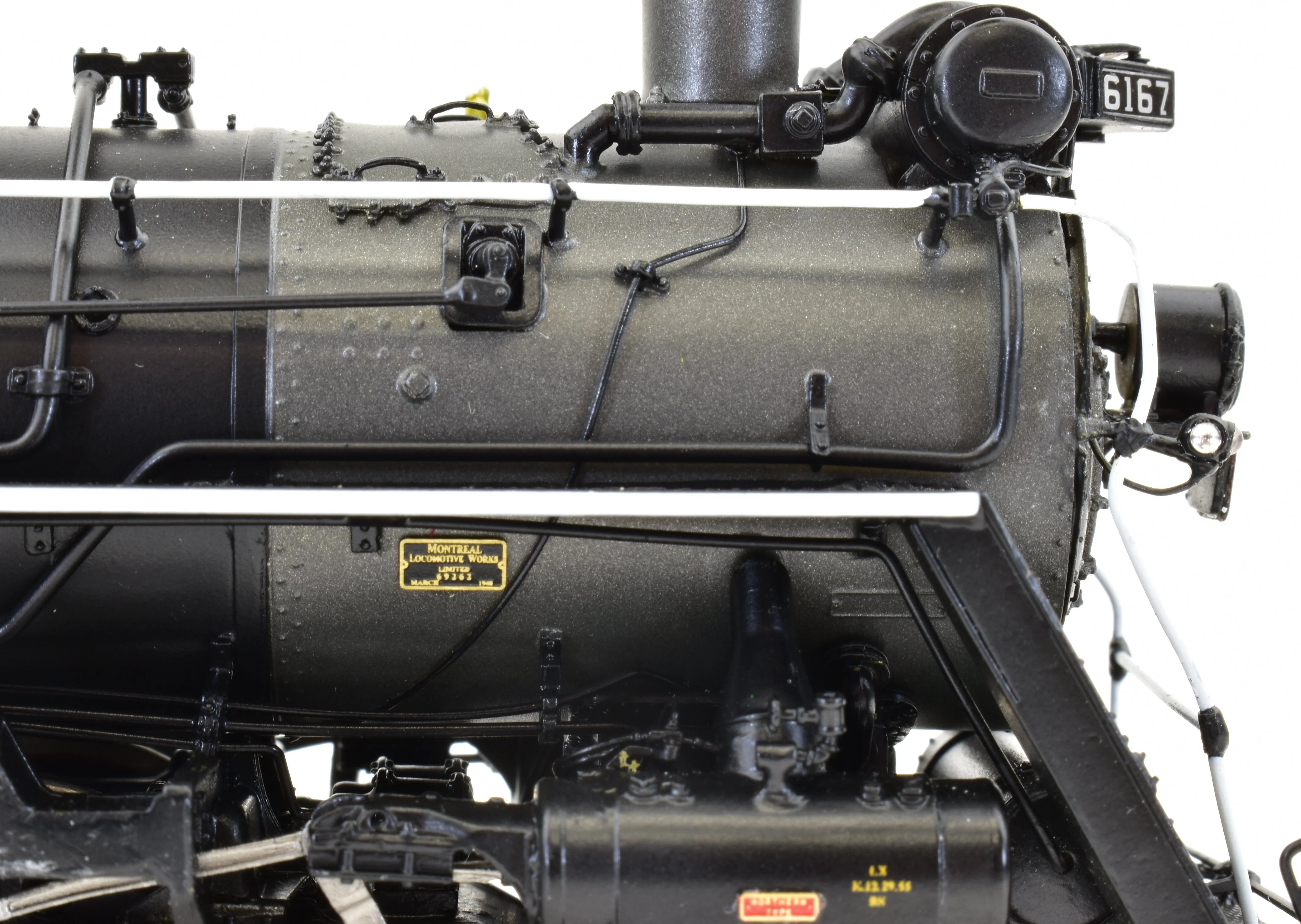 HO Brass CON DVP - Division Point CNR - Canadian National Railway Class U-2-e  4-8-4 FP #6167 - Image 13