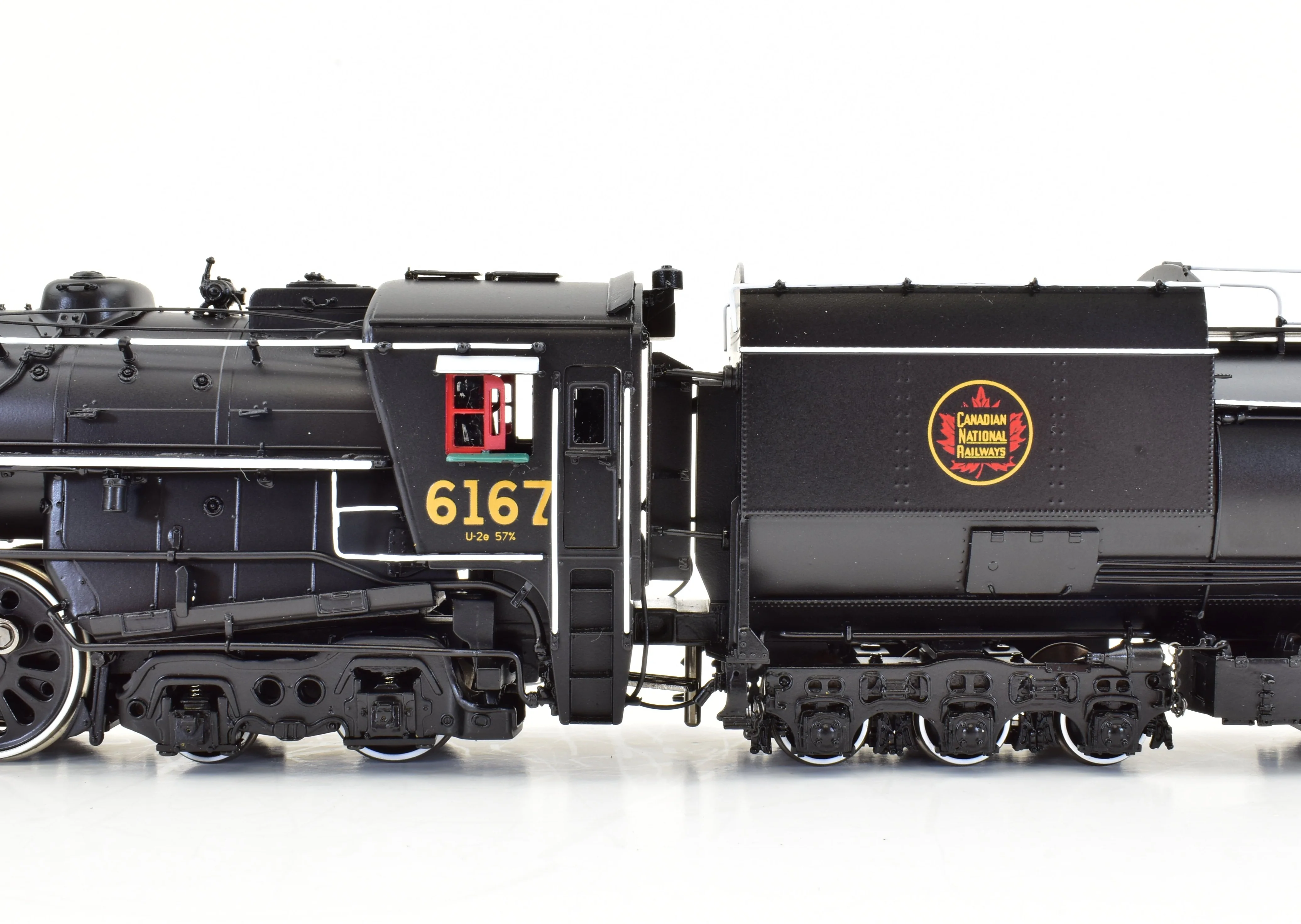 HO Brass CON DVP - Division Point CNR - Canadian National Railway Class U-2-e  4-8-4 FP #6167 - Image 14