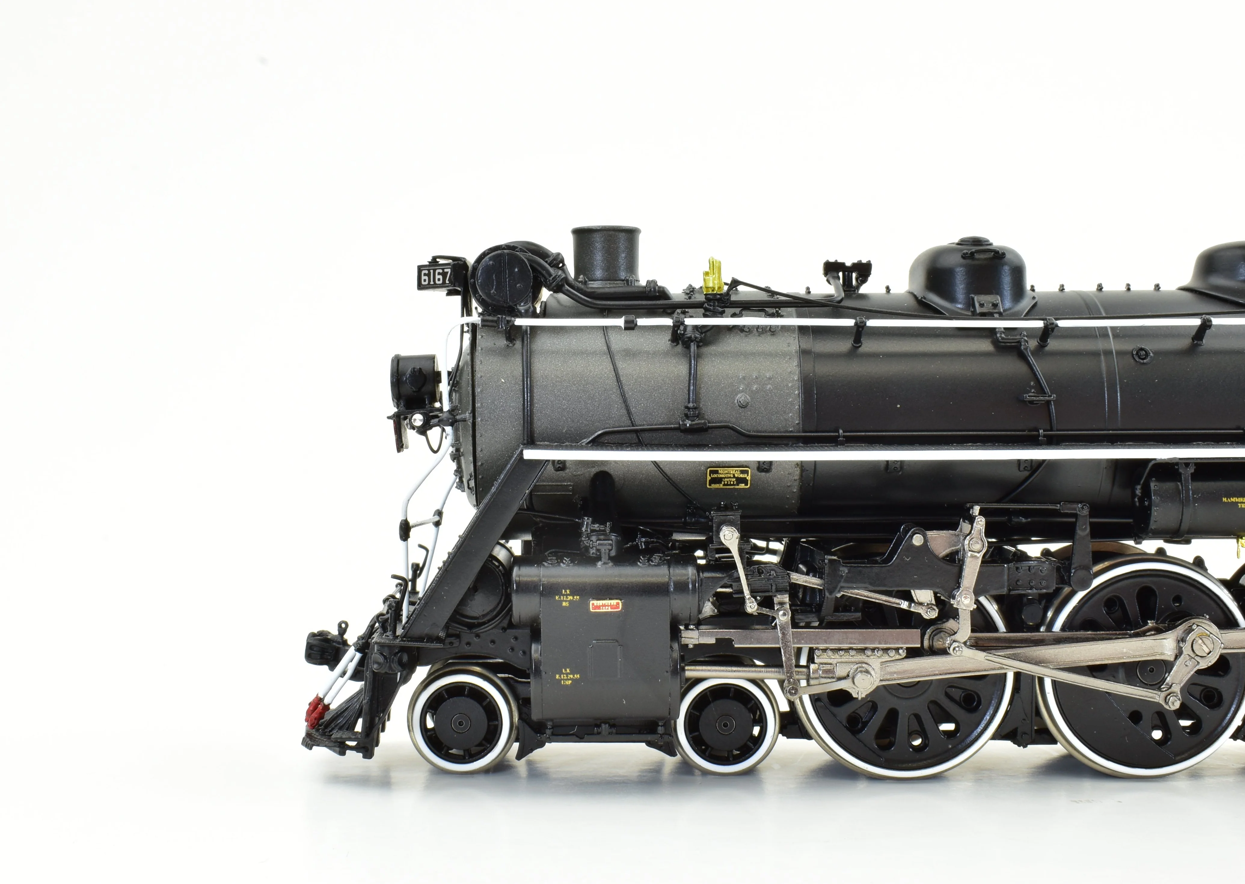 HO Brass CON DVP - Division Point CNR - Canadian National Railway Class U-2-e  4-8-4 FP #6167 - Image 16