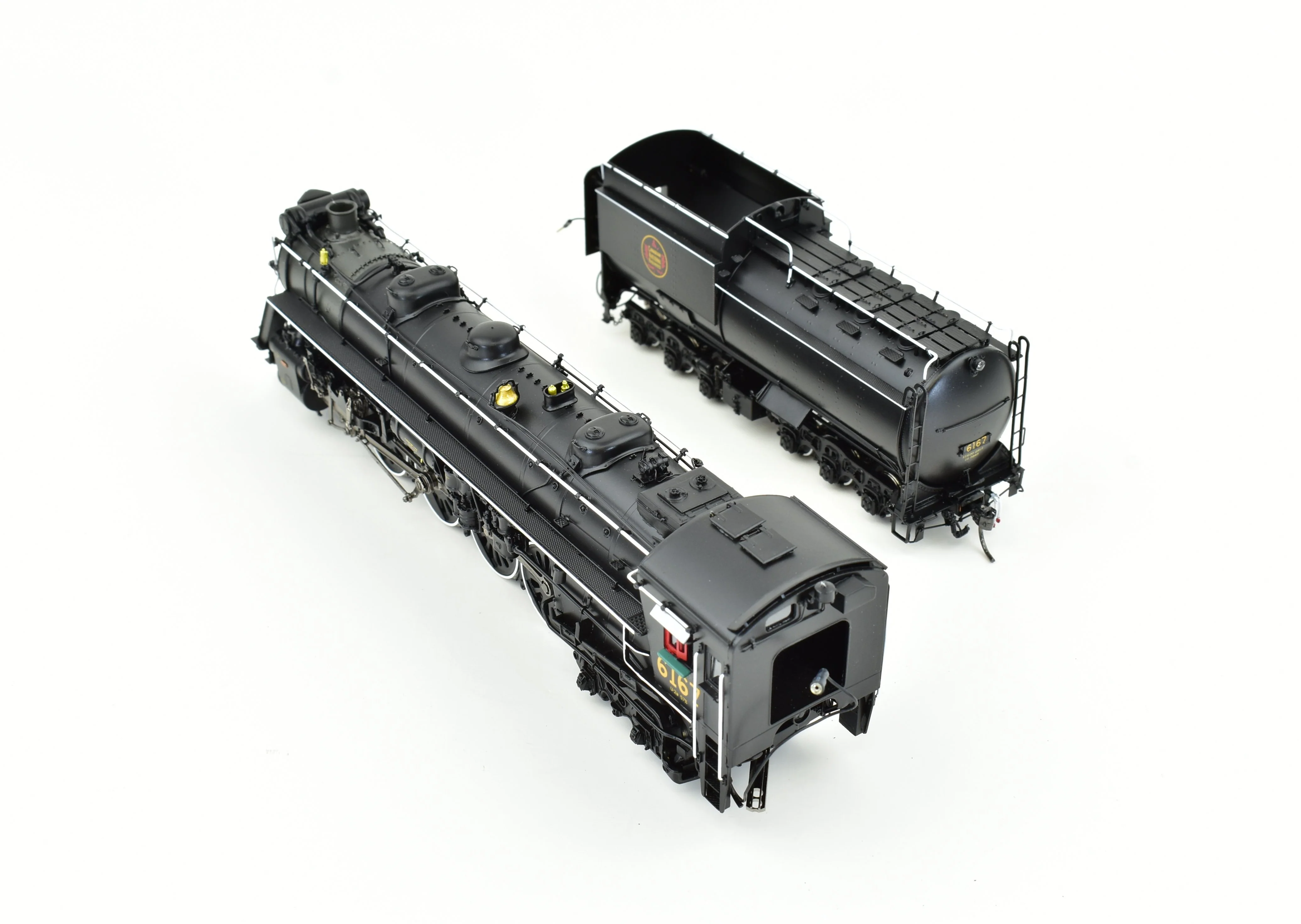 HO Brass CON DVP - Division Point CNR - Canadian National Railway Class U-2-e  4-8-4 FP #6167 - Image 7