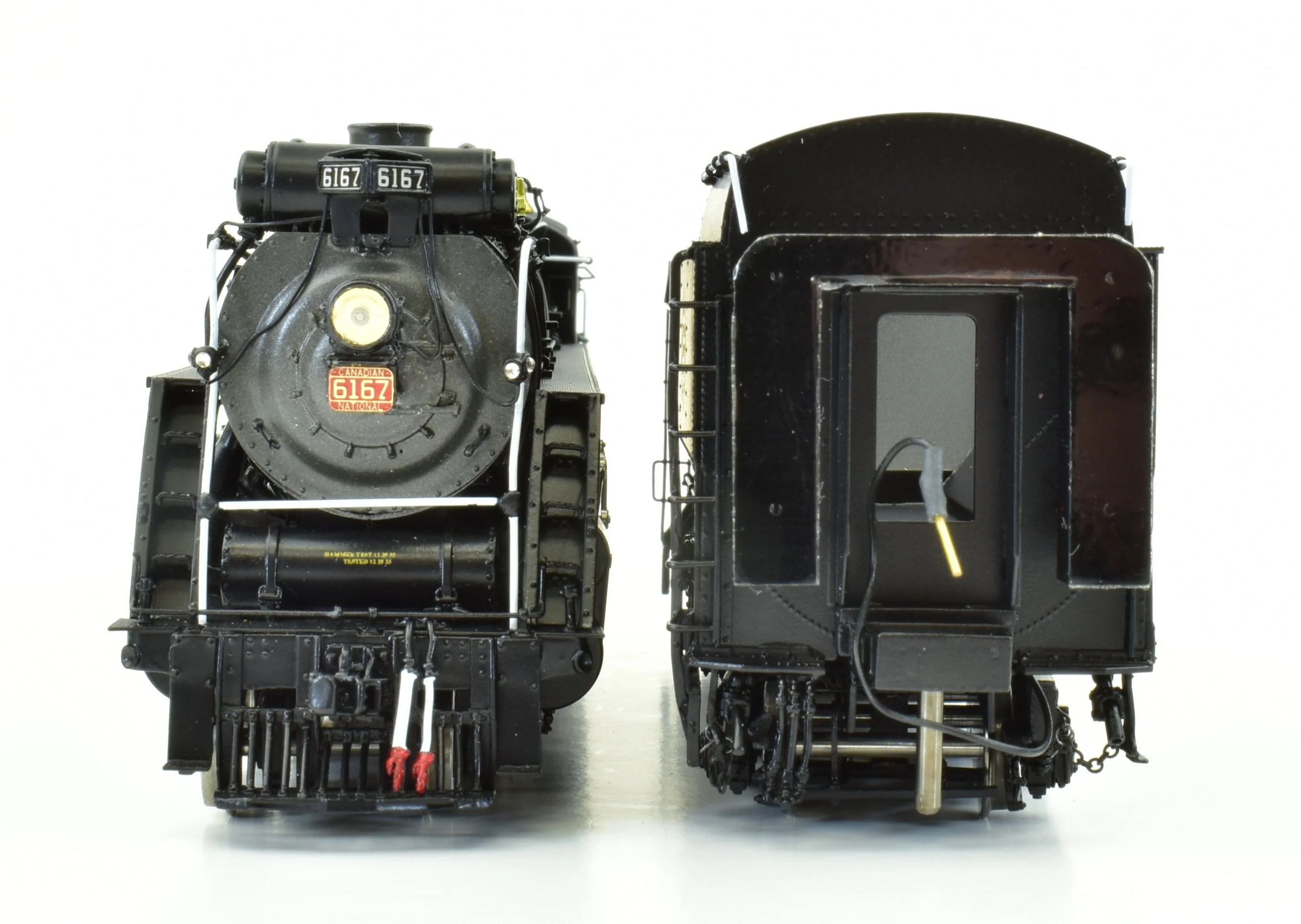 HO Brass CON DVP - Division Point CNR - Canadian National Railway Class U-2-e  4-8-4 FP #6167 - Image 8