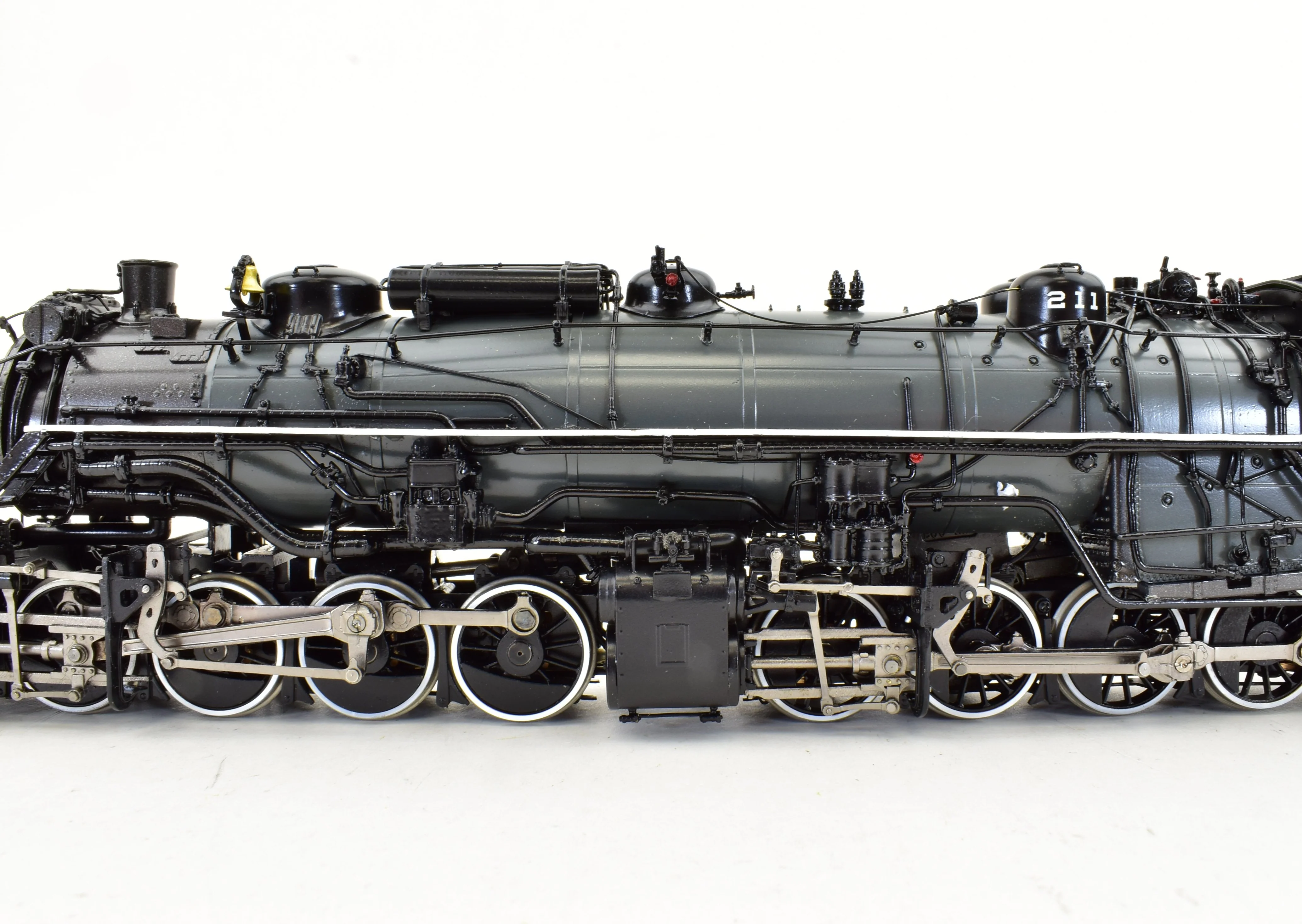 HO Brass CON DVP - Division Point DM&IR - Duluth Missabe & Iron Range Class M-2s 2-8-8-2 #211 Grey Boiler Scheme FP - Image 14