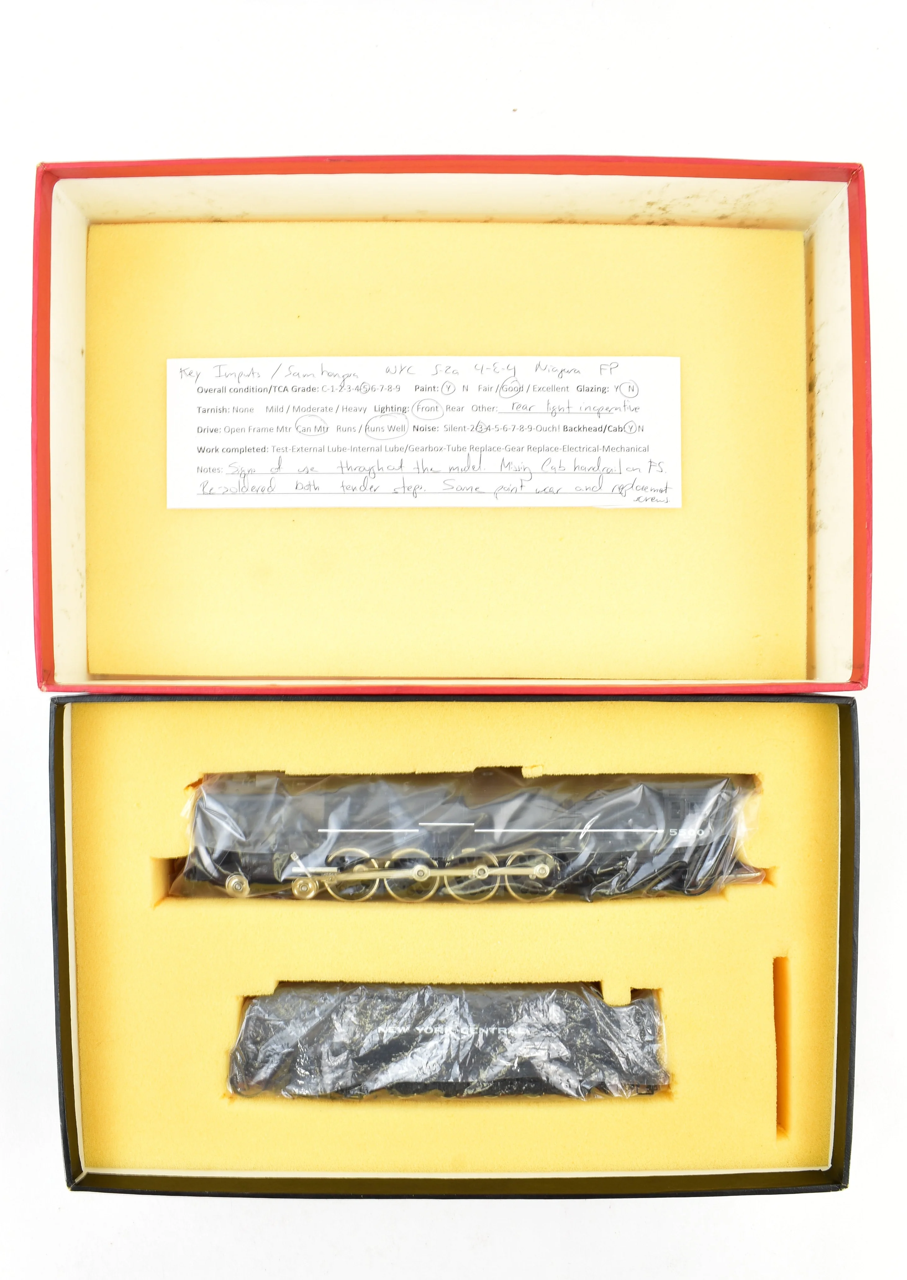 HO Brass CON Key Imports NYC - New York Central S-2a 4-8-4 Poppet Valve Niagara FP No. 5500 - Image 21