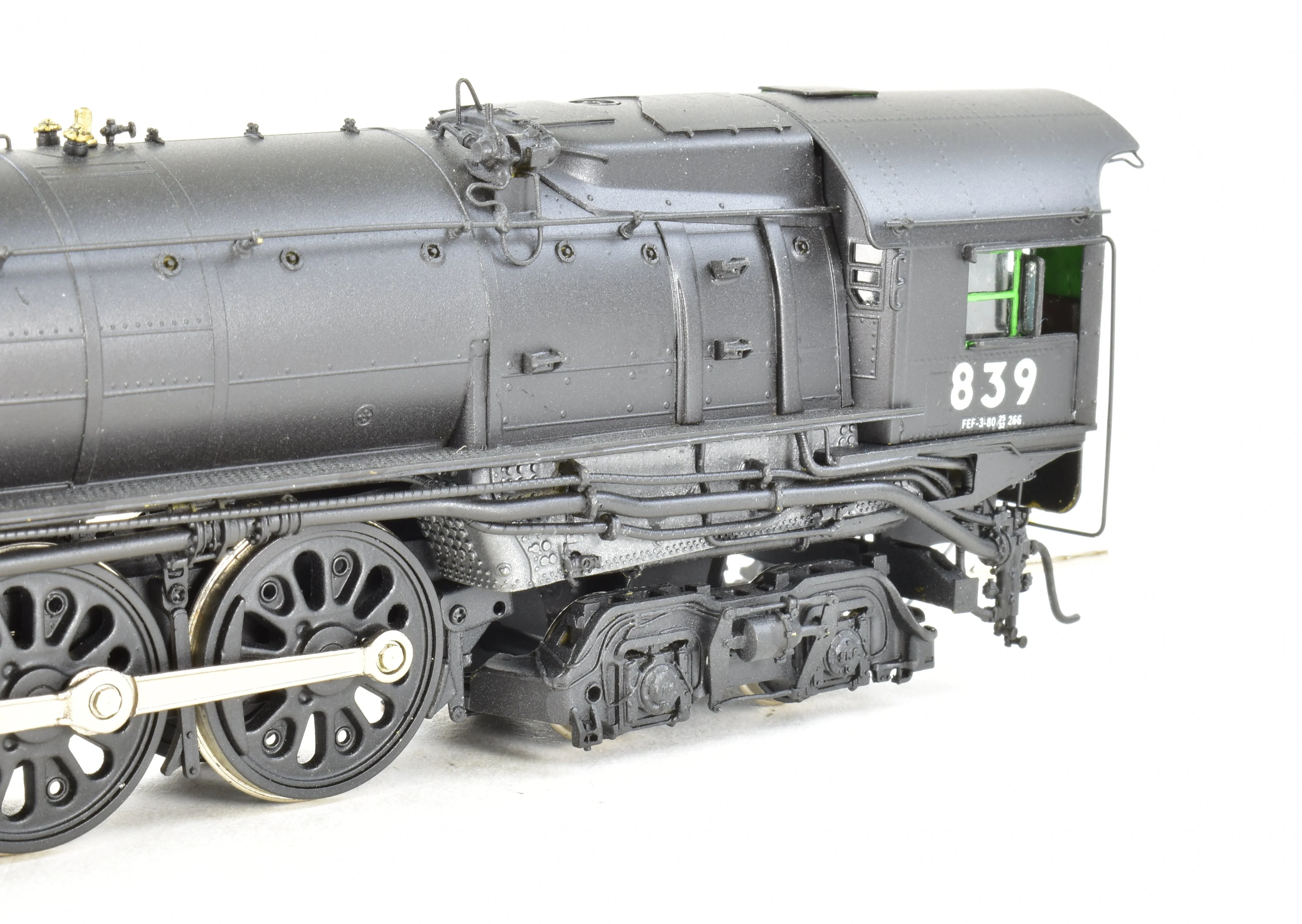 HO Brass CON OMI - Overland Models Inc. UP - Union Pacific FEF-3 4-8-4 Custom Painted No. 839 With Triple Stack - Image 17