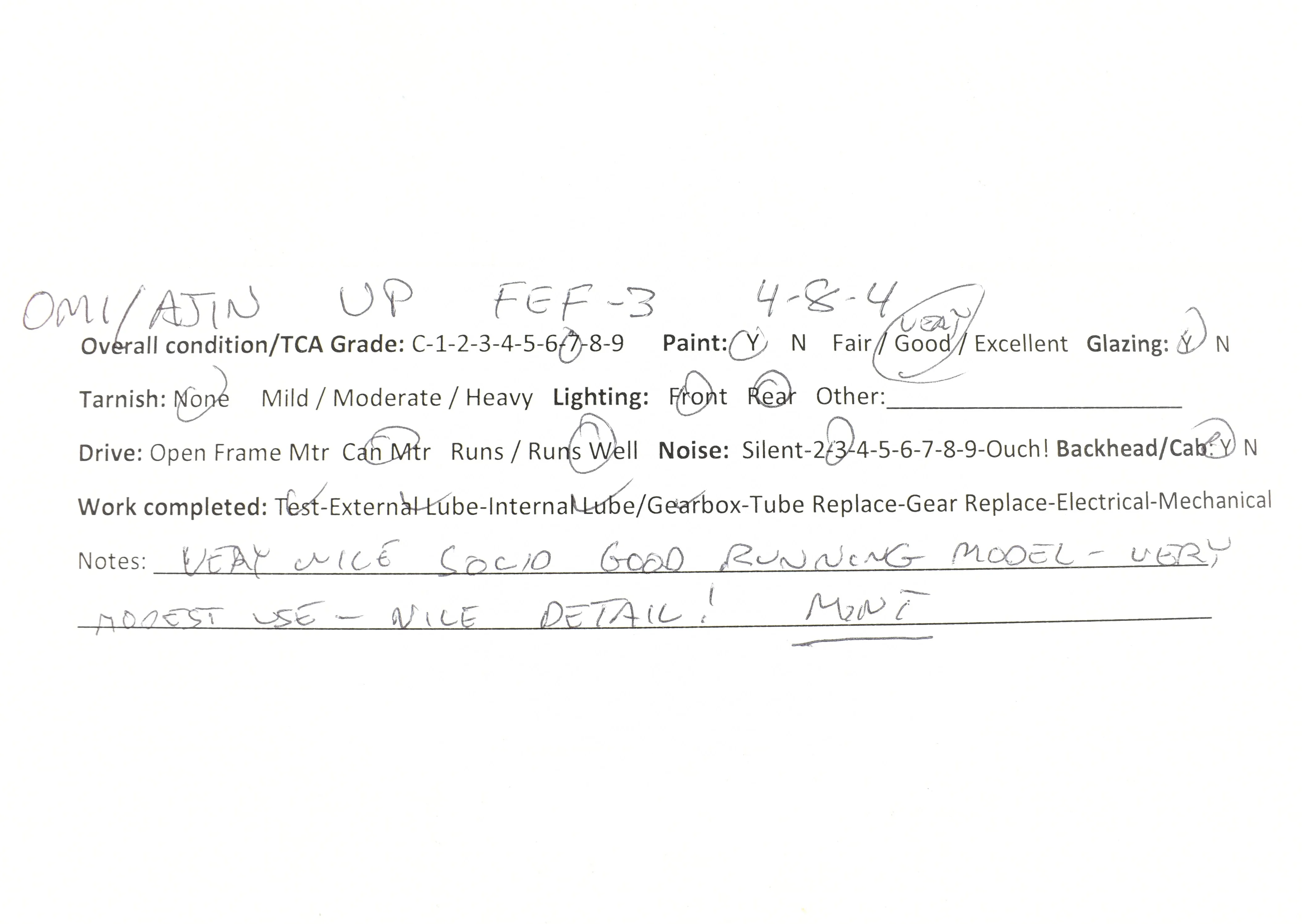 HO Brass CON OMI - Overland Models Inc. UP - Union Pacific FEF-3 4-8-4 Custom Painted No. 839 With Triple Stack - Image 25