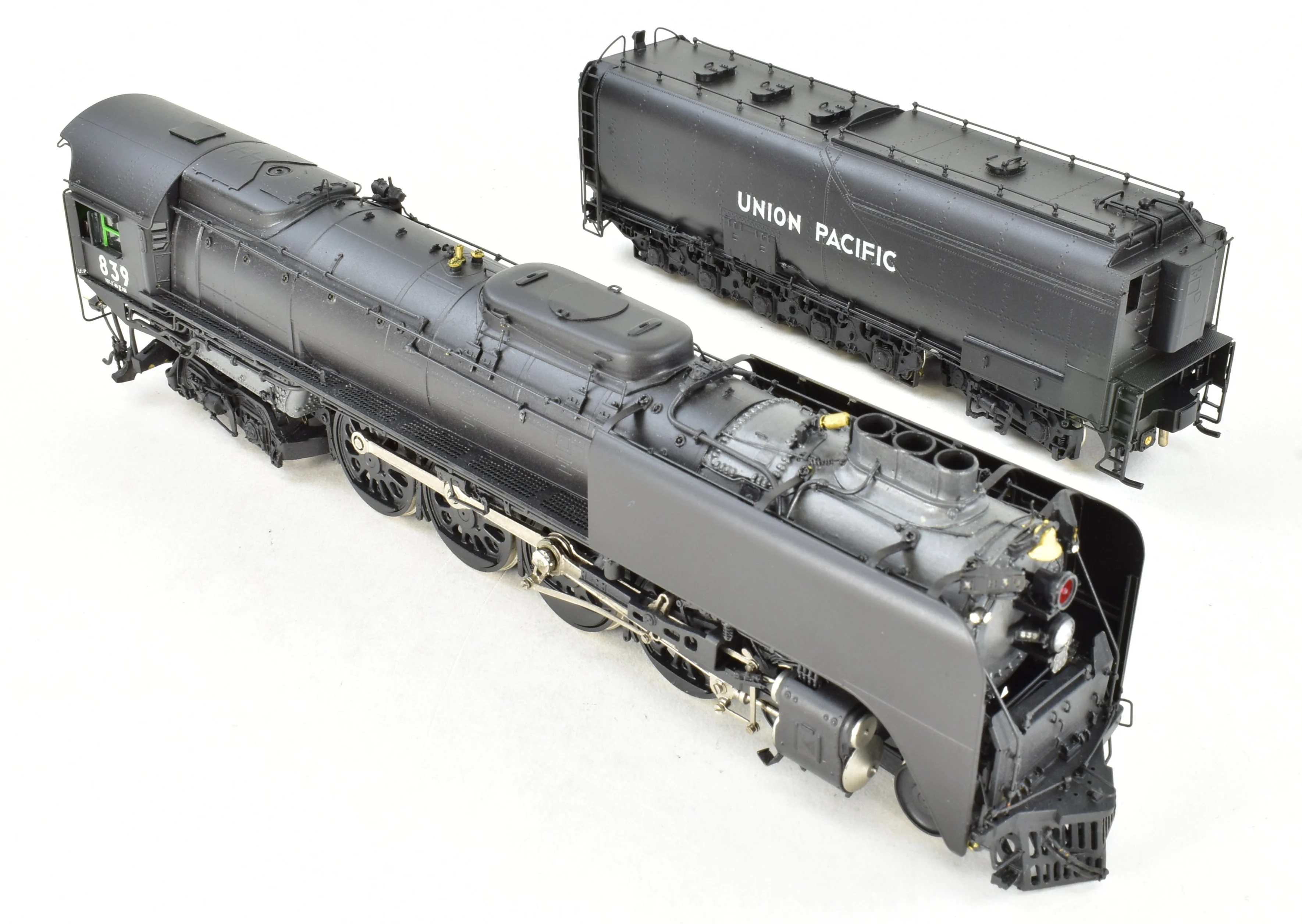 HO Brass CON OMI - Overland Models Inc. UP - Union Pacific FEF-3 4-8-4 Custom Painted No. 839 With Triple Stack - Image 7