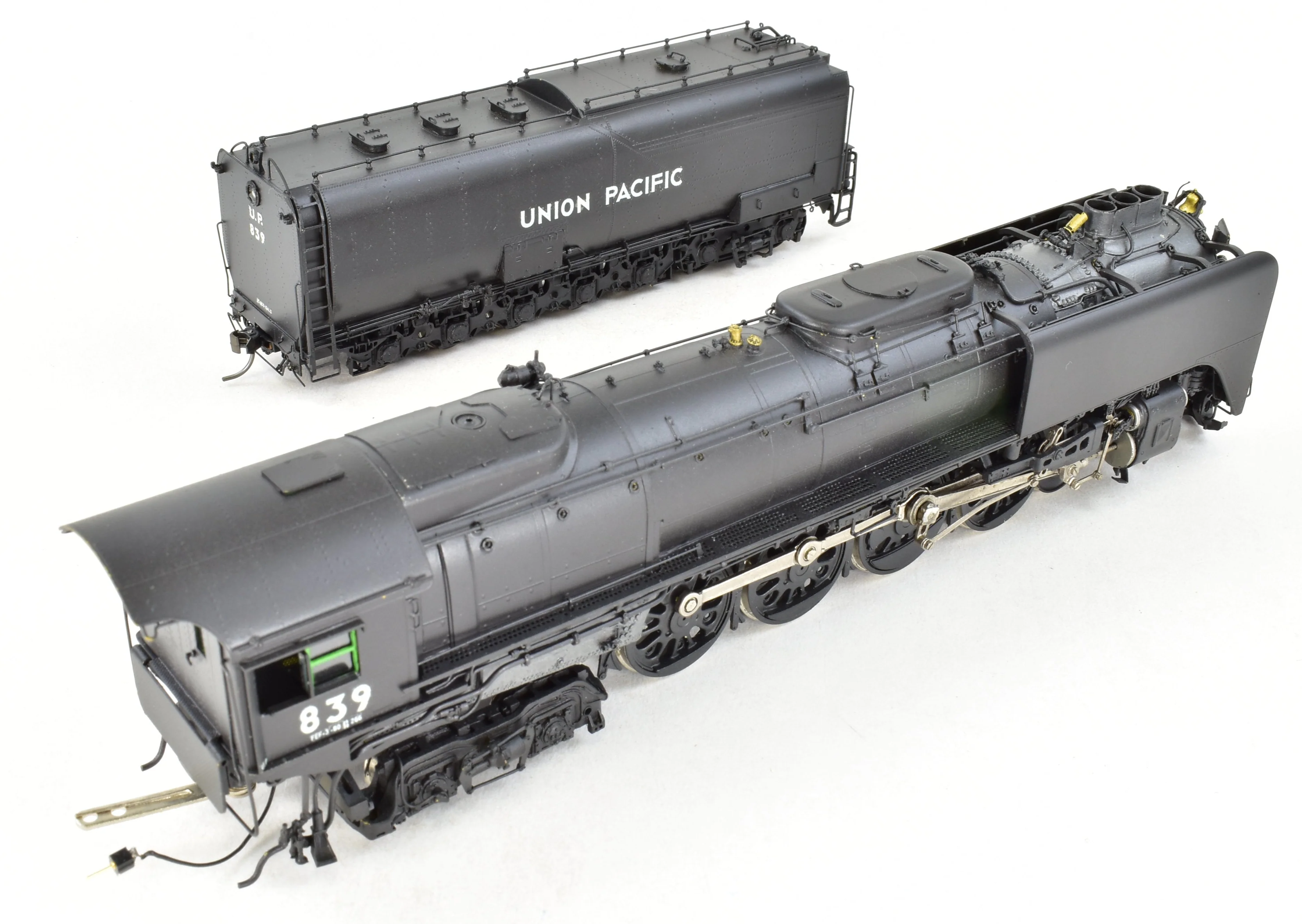 HO Brass CON OMI - Overland Models Inc. UP - Union Pacific FEF-3 4-8-4 Custom Painted No. 839 With Triple Stack - Image 8