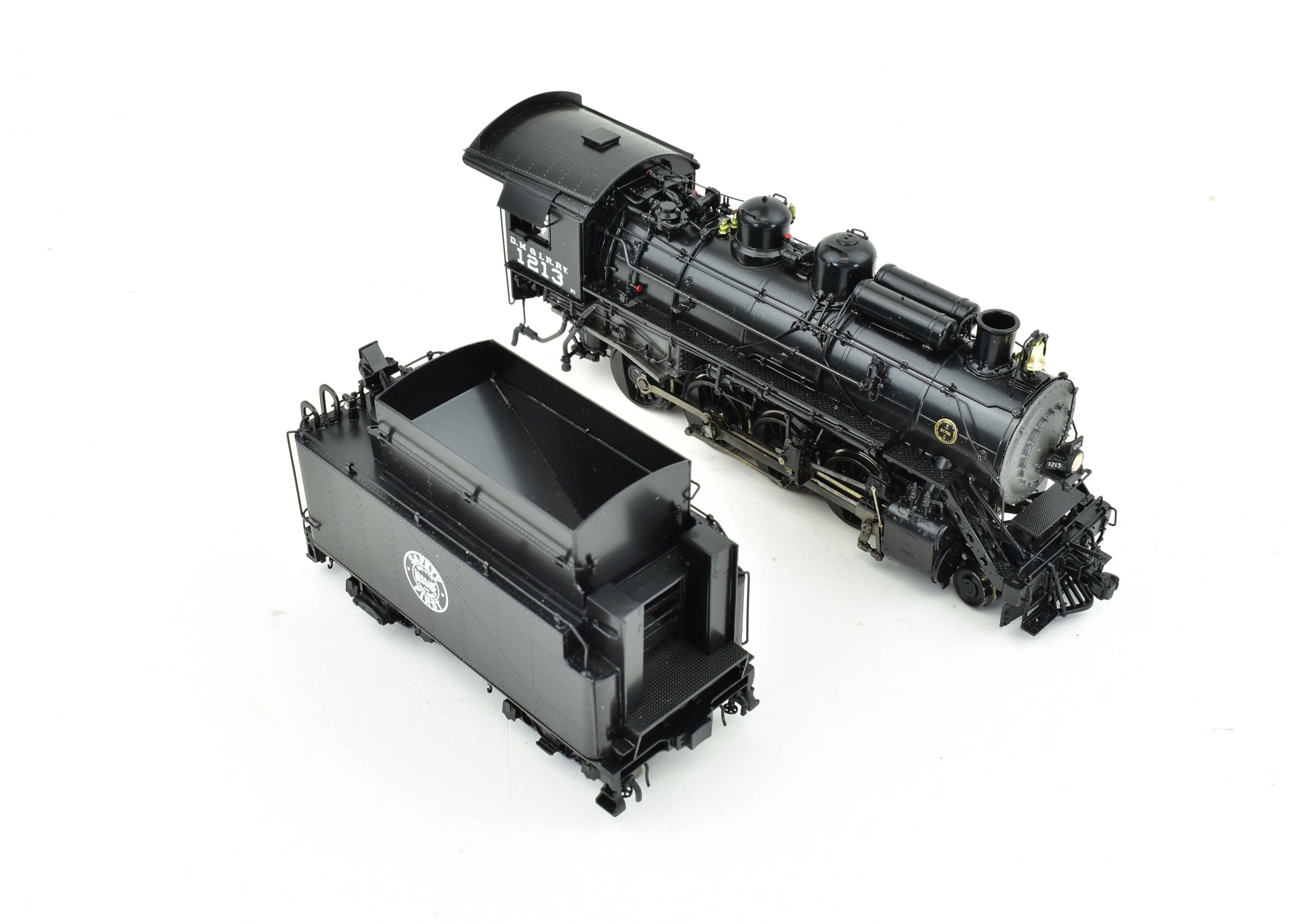 HO Brass CON PSC - Precision Scale Co. DM&IR 2-8-0 Late Version Factory Painted #1213 - Image 7