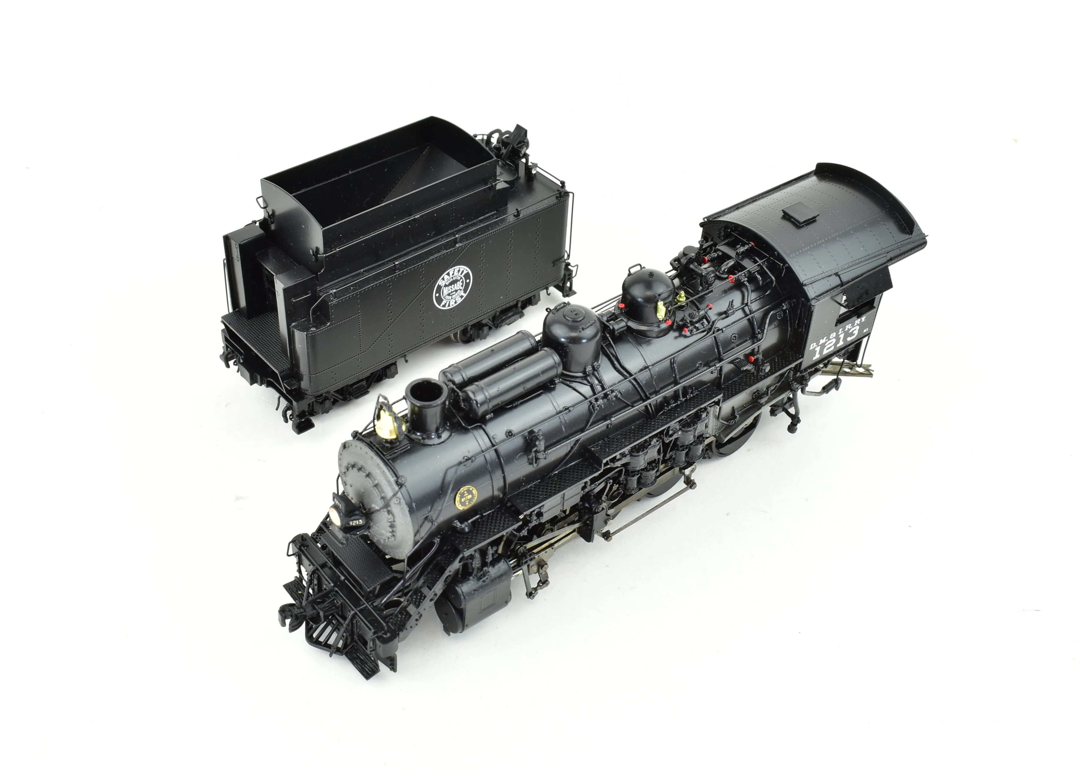 HO Brass CON PSC - Precision Scale Co. DM&IR 2-8-0 Late Version Factory Painted #1213 - Image 8