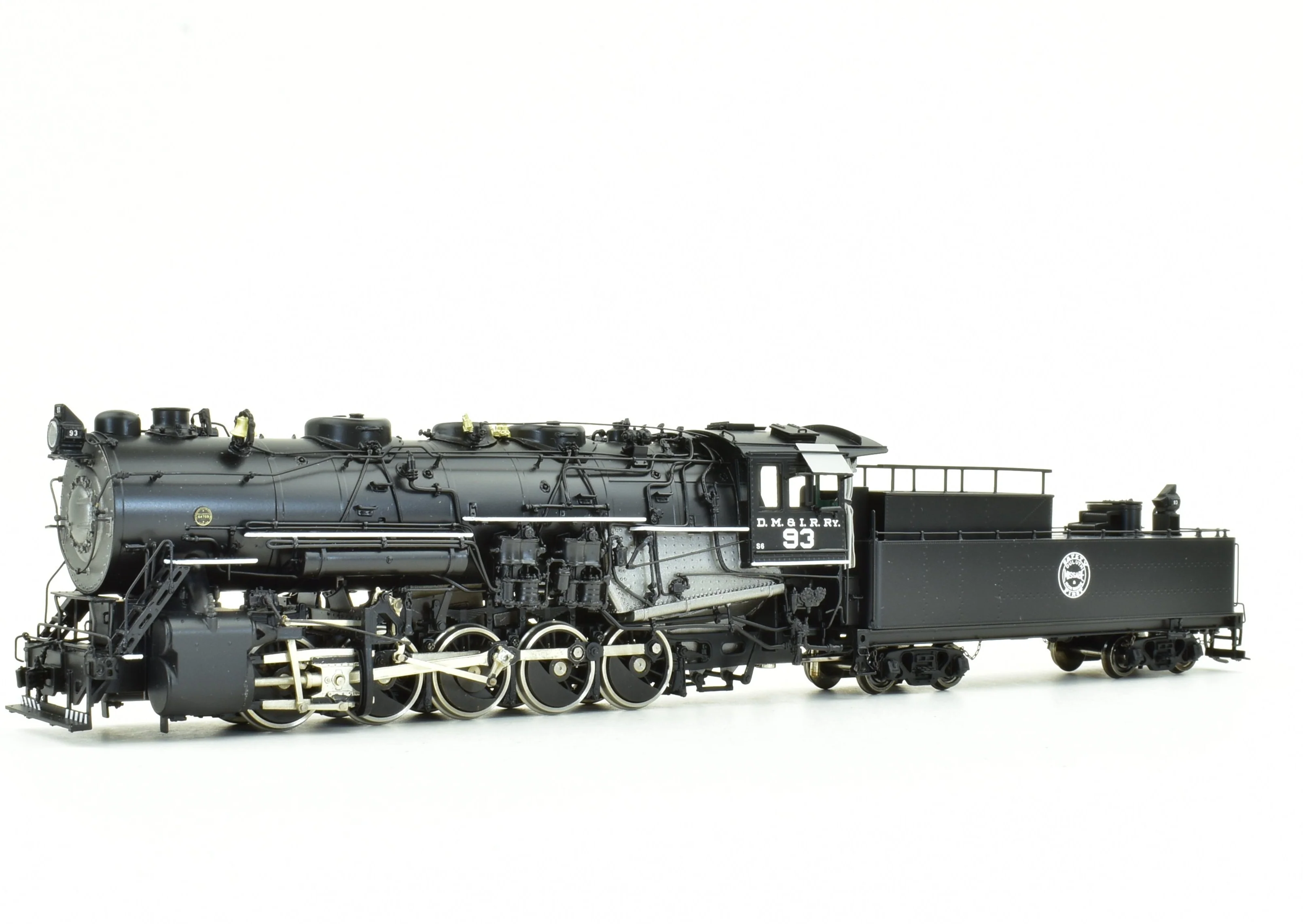 HO Brass CON PSC - Precision Scale Co. DM&IR S-6 0-10-0 Factory Painted #93 - Image 10