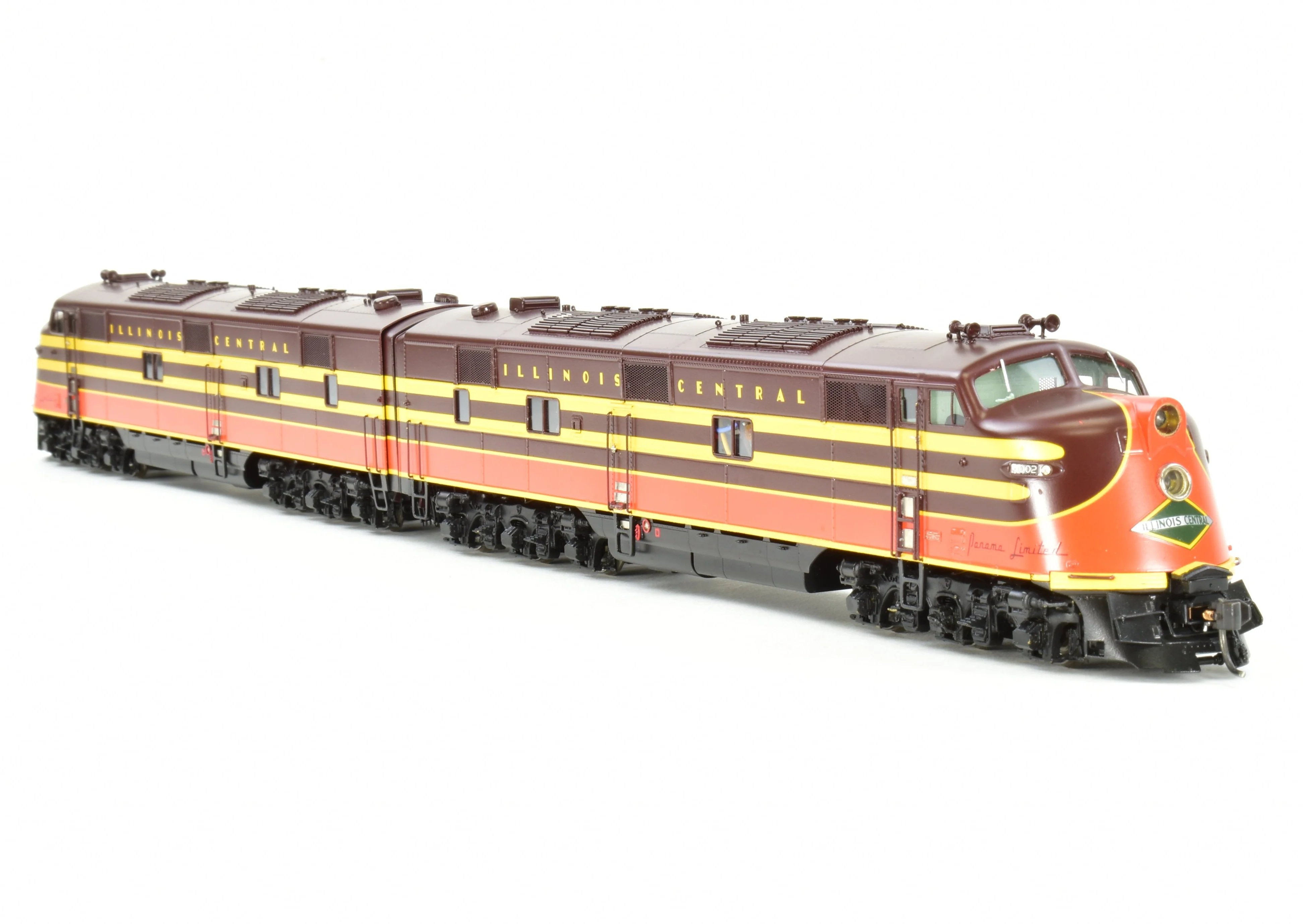 HO Brass CON Railway Classics IC - Illinois Central EMD E6AA Set 1942 "Panama Limited" F/P With ESU DCC & Sound - Image 22