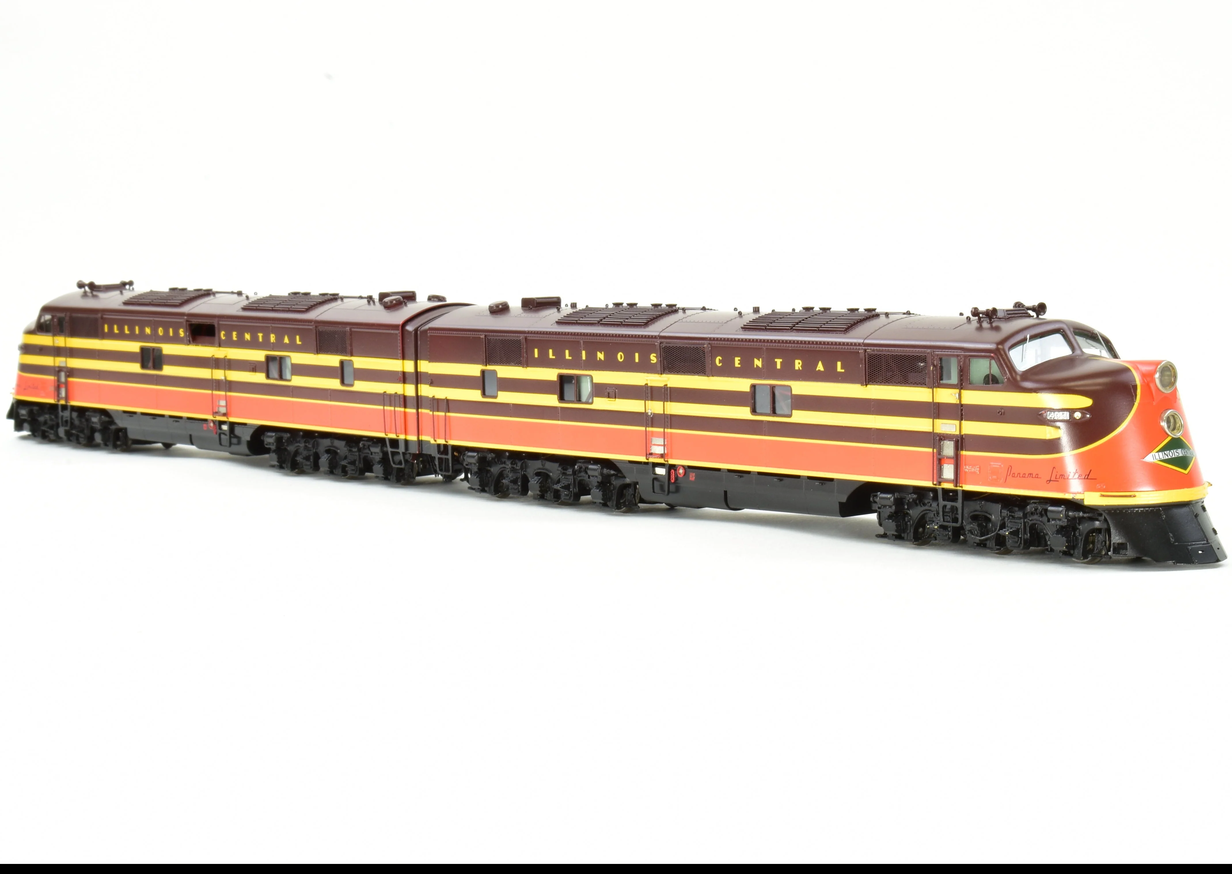 HO Brass CON Railway Classics IC - Illinois Central EMD E6AA Set 1942 "Panama Limited" F/P With ESU DCC & Sound - Image 23
