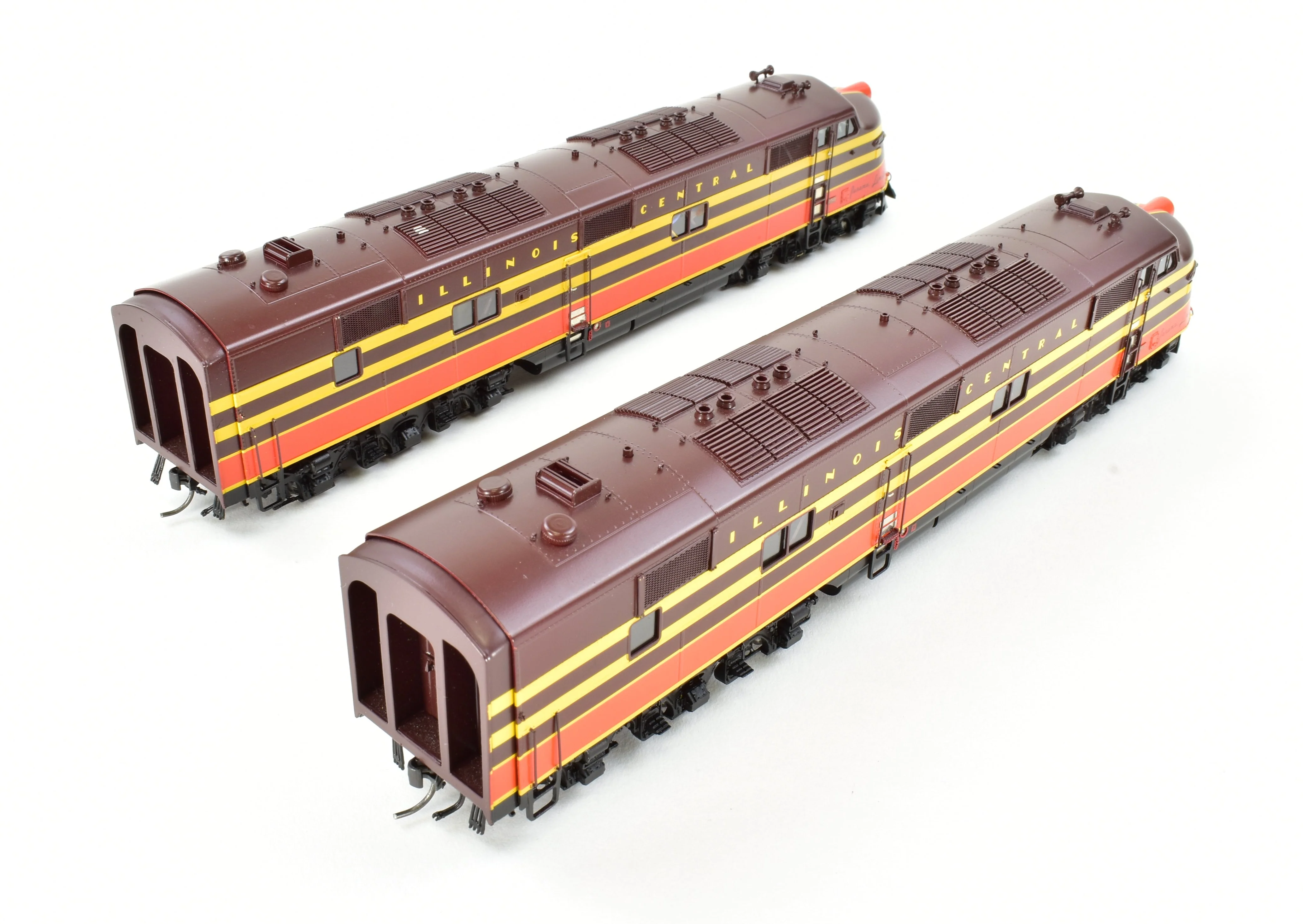 HO Brass CON Railway Classics IC - Illinois Central EMD E6AA Set 1942 "Panama Limited" F/P With ESU DCC & Sound - Image 6