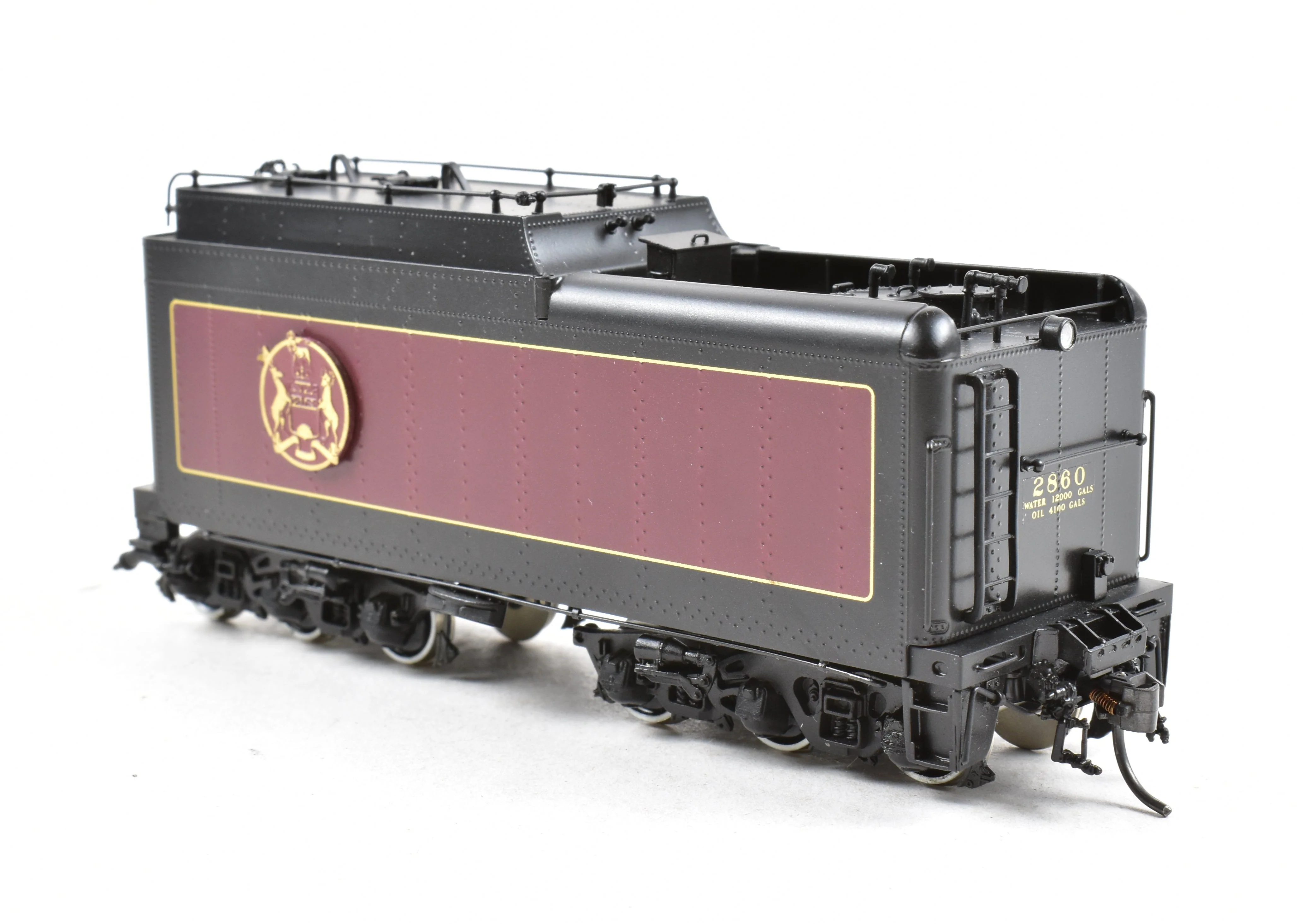 HO Brass CON Van Hobbies B.C.R. - British Columbia Railway 4-6-4 Class H1e Royal Hudson Factory Panted No. 2860 - Image 16