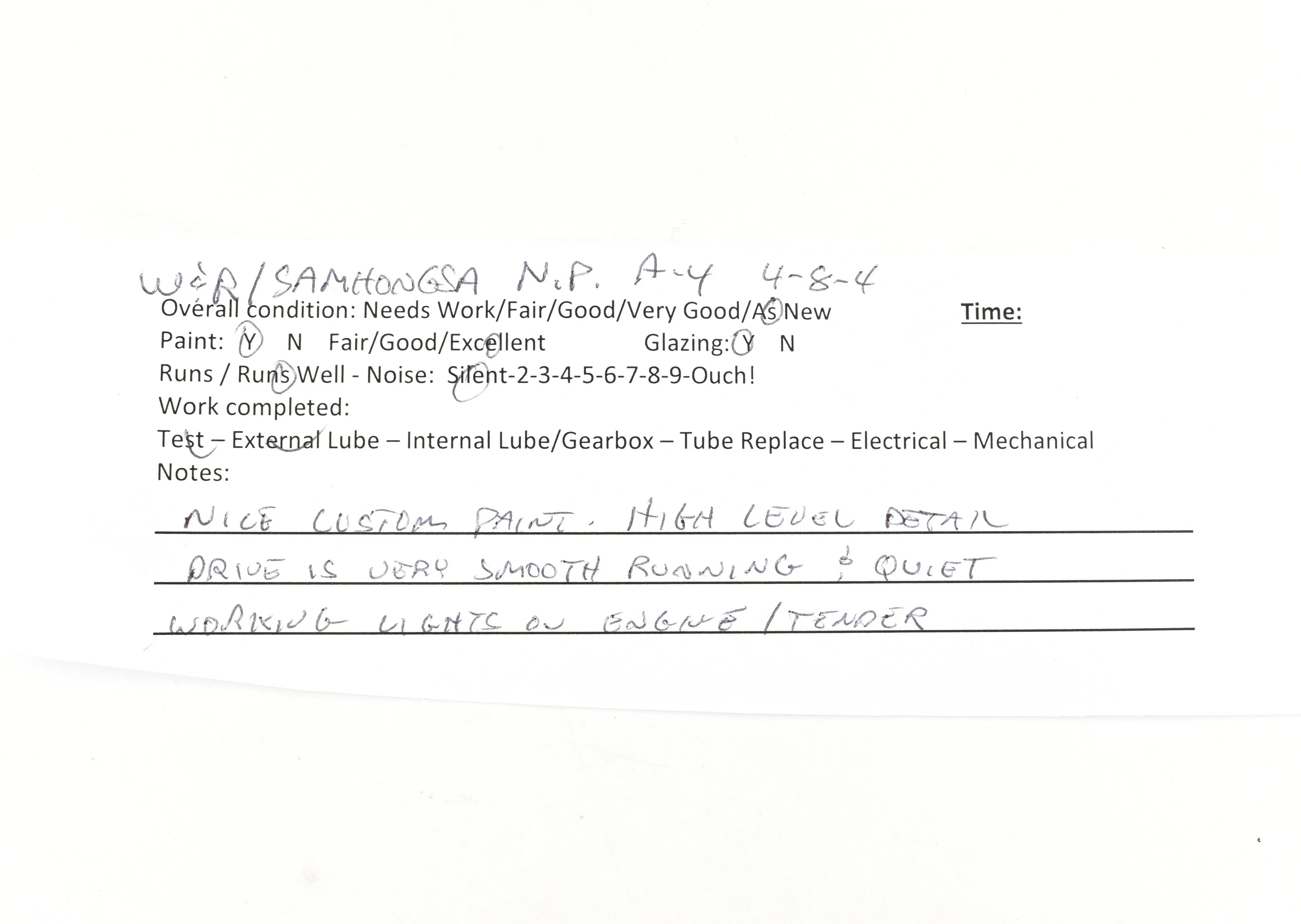 HO Brass CON W&R Enterprises NP - Northern Pacific A-4 4-8-4 Pro Painted - Image 27