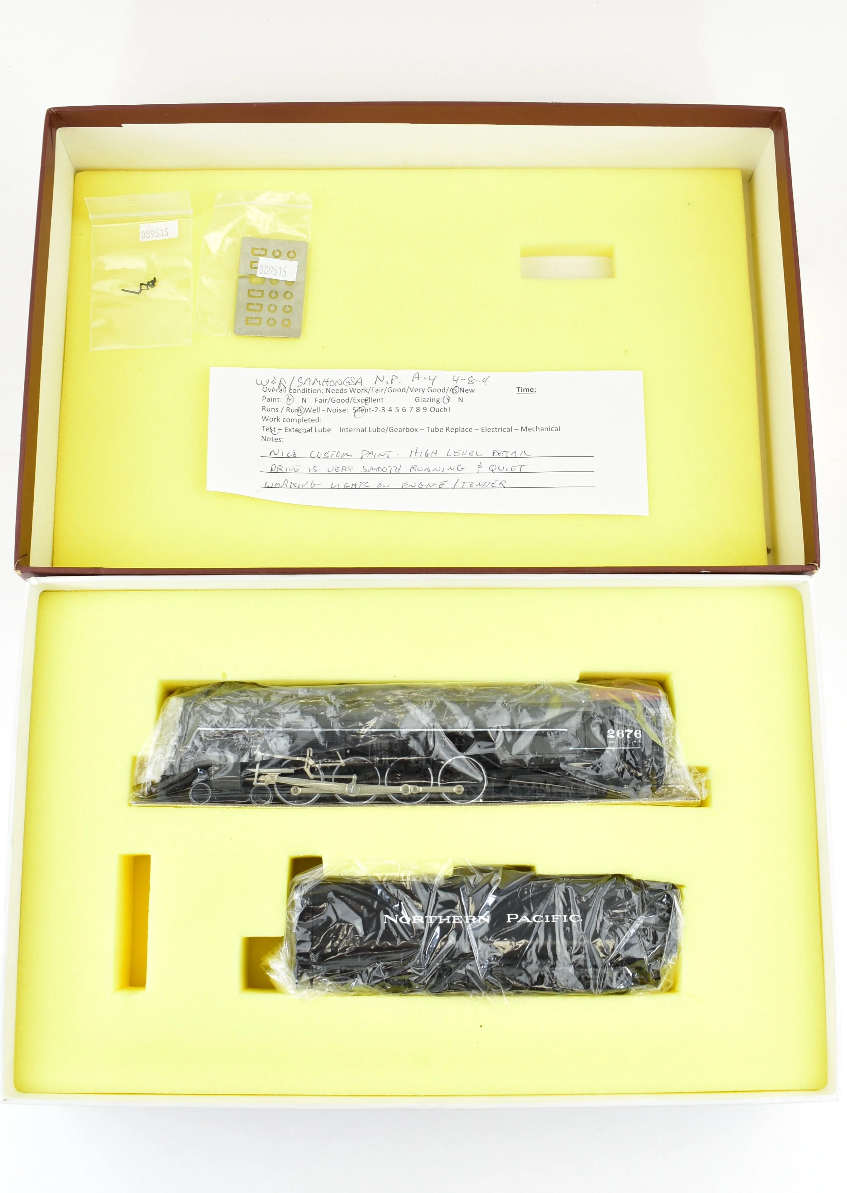 HO Brass CON W&R Enterprises NP - Northern Pacific A-4 4-8-4 Pro Painted - Image 28