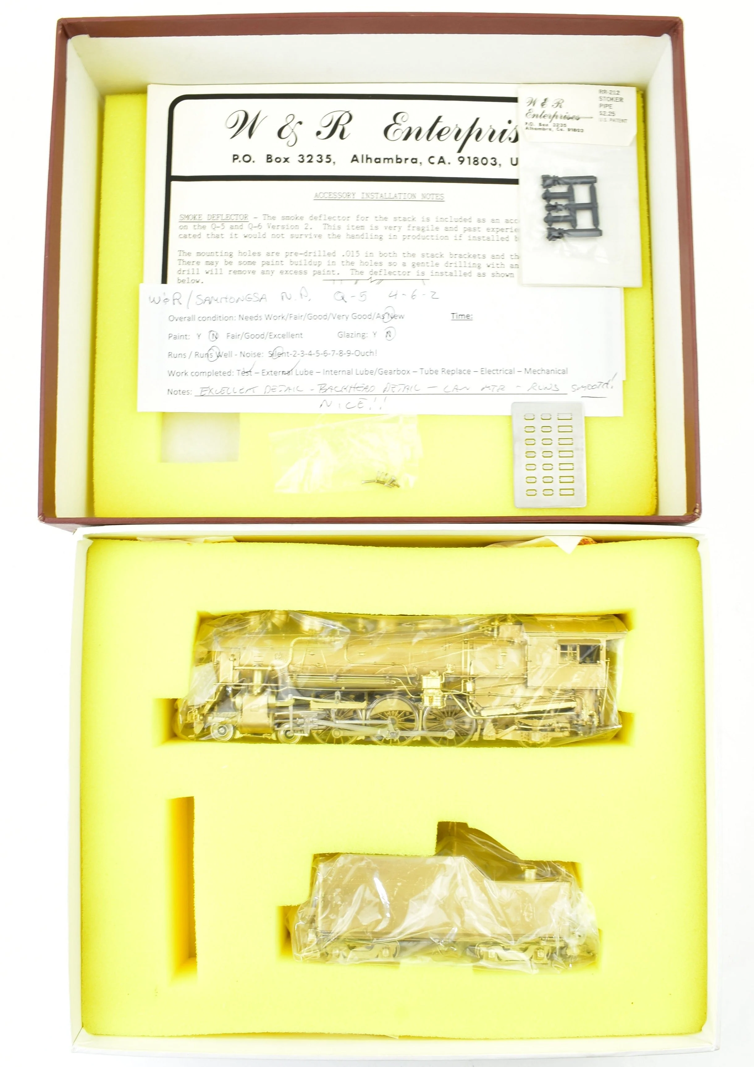 HO Brass CON W&R Enterprises NP - Northern Pacific Q-5 4-6-2 - Image 21