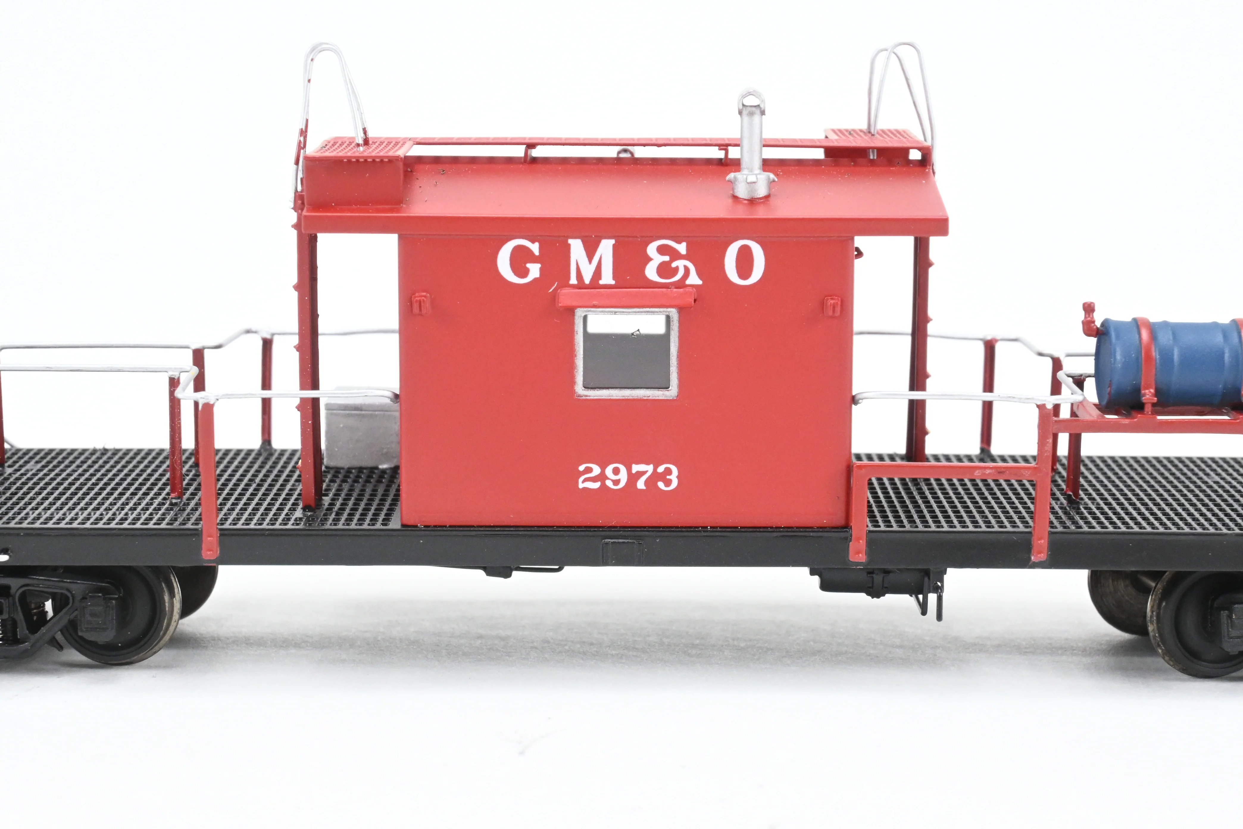 HO Brass Crown Custom Imports GM&O - Gulf Mobile & Ohio Transfer Caboose FP No. 2937 - Image 14