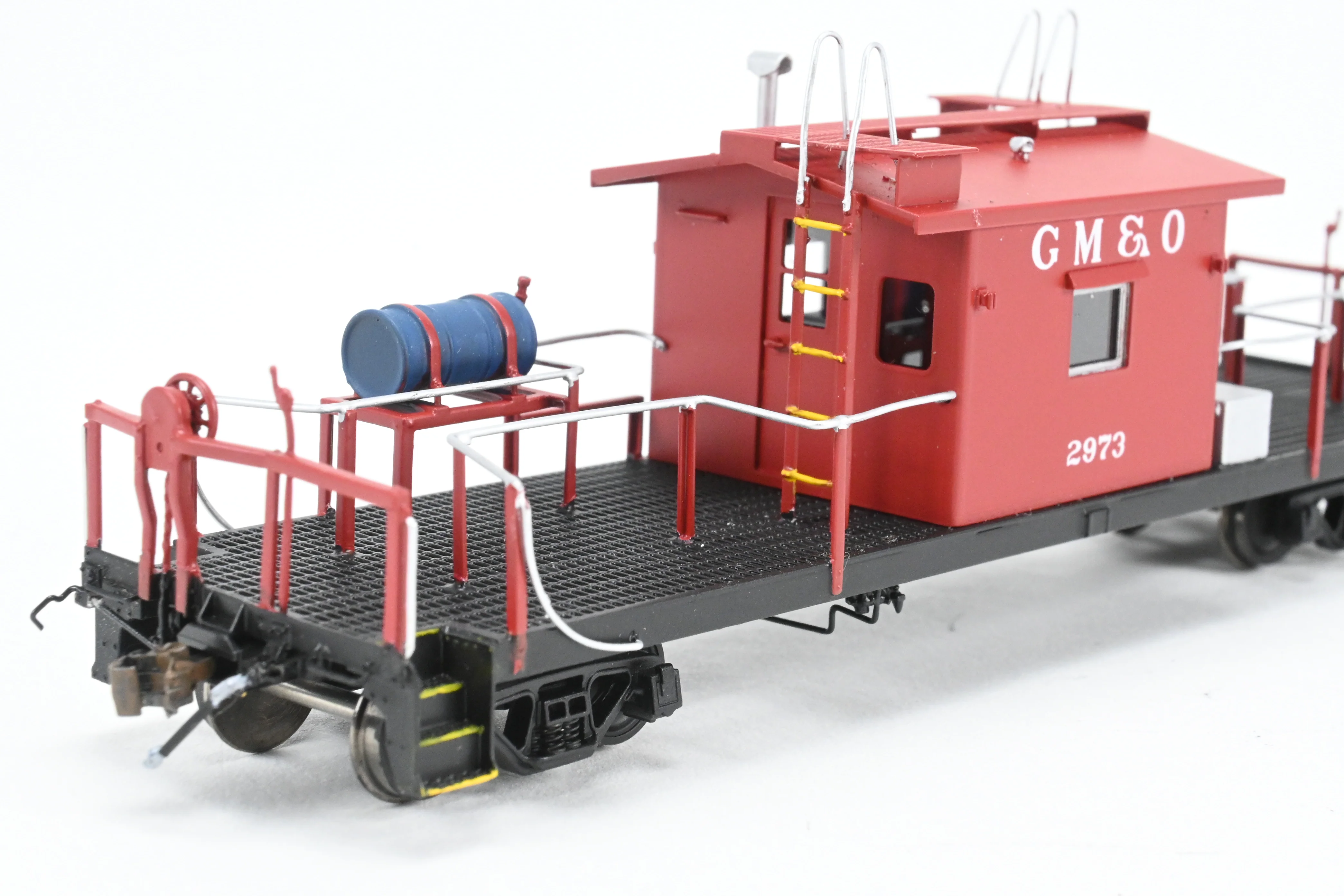 HO Brass Crown Custom Imports GM&O - Gulf Mobile & Ohio Transfer Caboose FP No. 2937 - Image 16