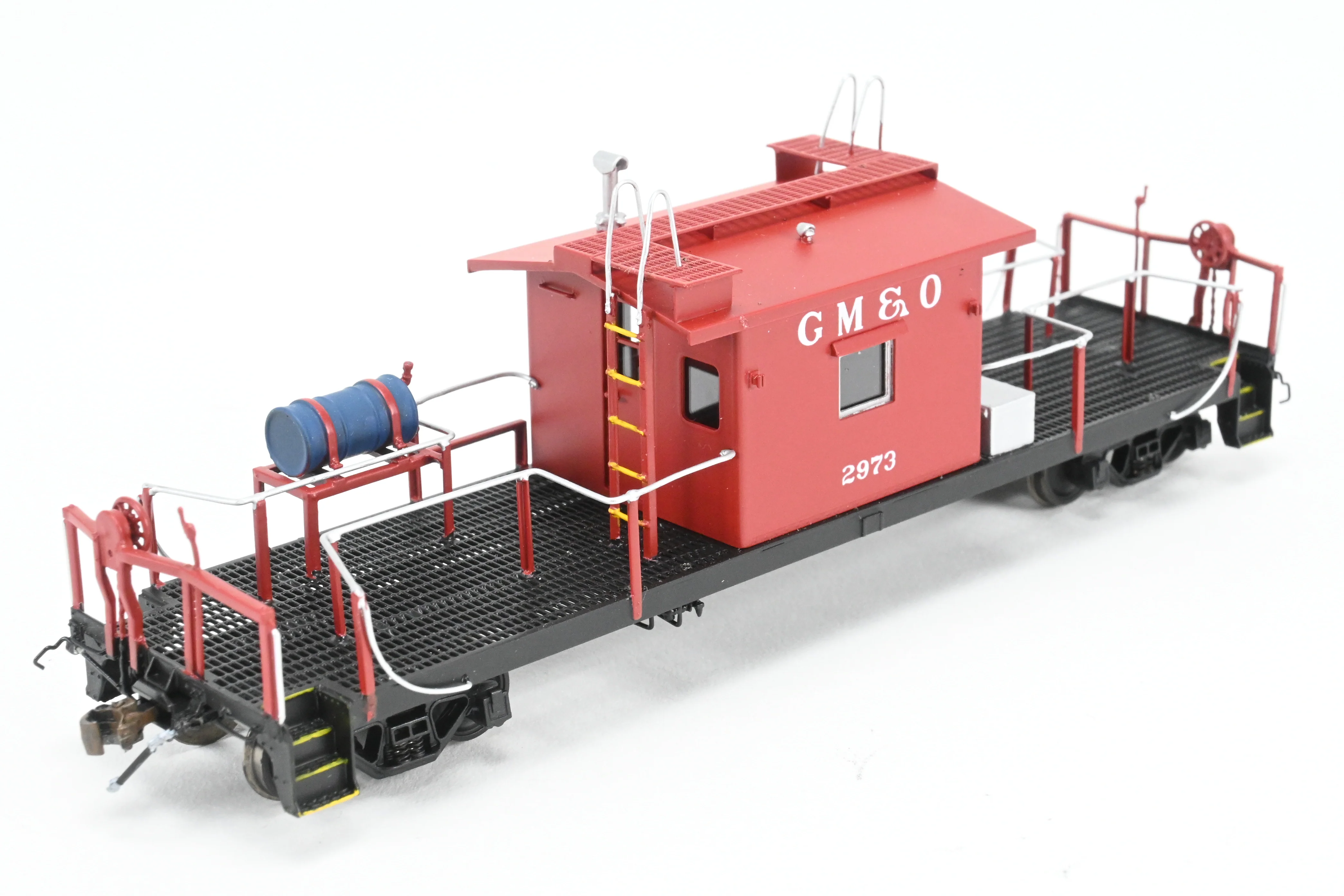HO Brass Crown Custom Imports GM&O - Gulf Mobile & Ohio Transfer Caboose FP No. 2937 - Image 8