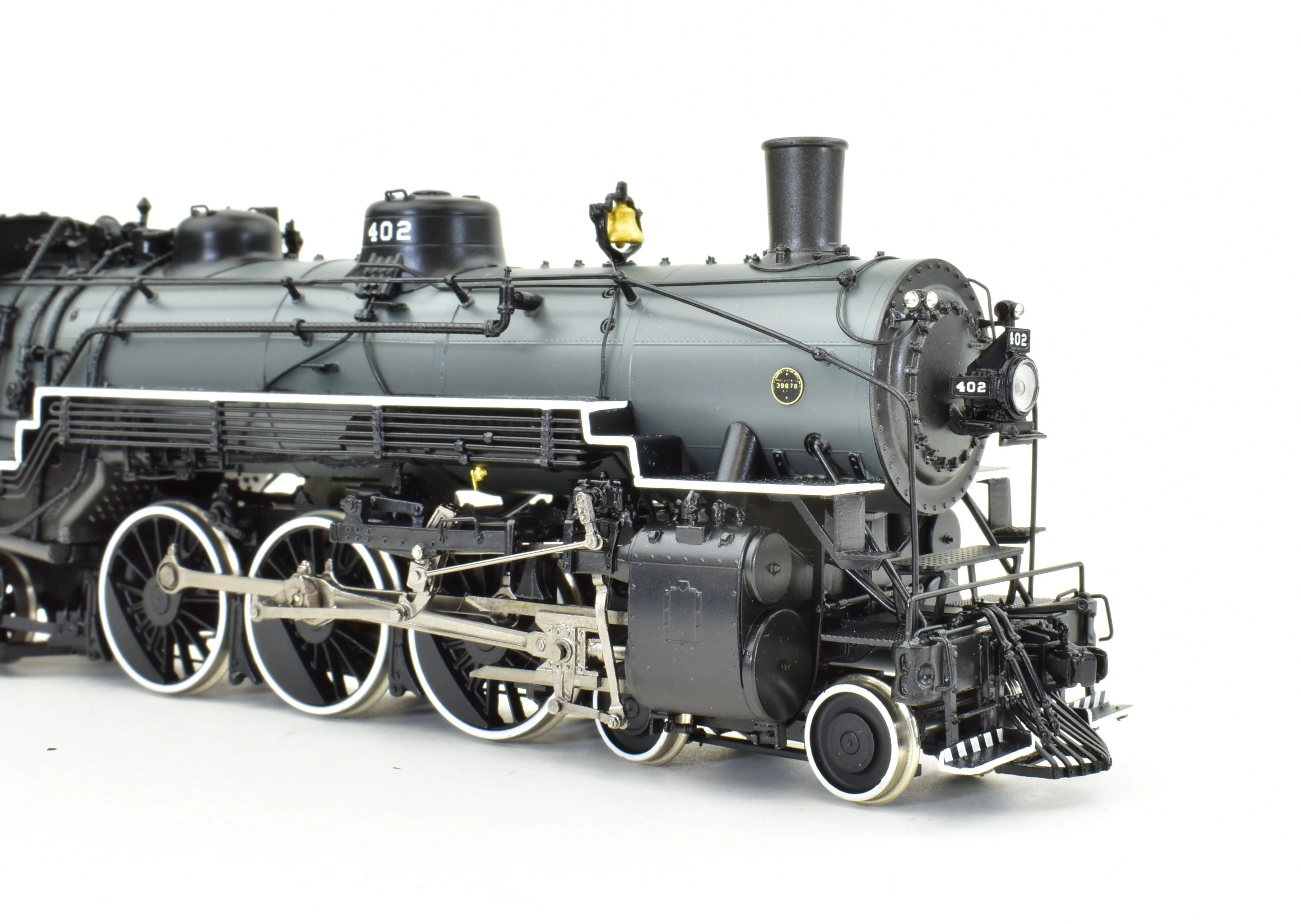 HO Brass CON DVP - Division Point DM&IR - Duluth Missabe & Iron Range Class "P" 4-6-2 #402 Grey Boiler Scheme FP - Image 13