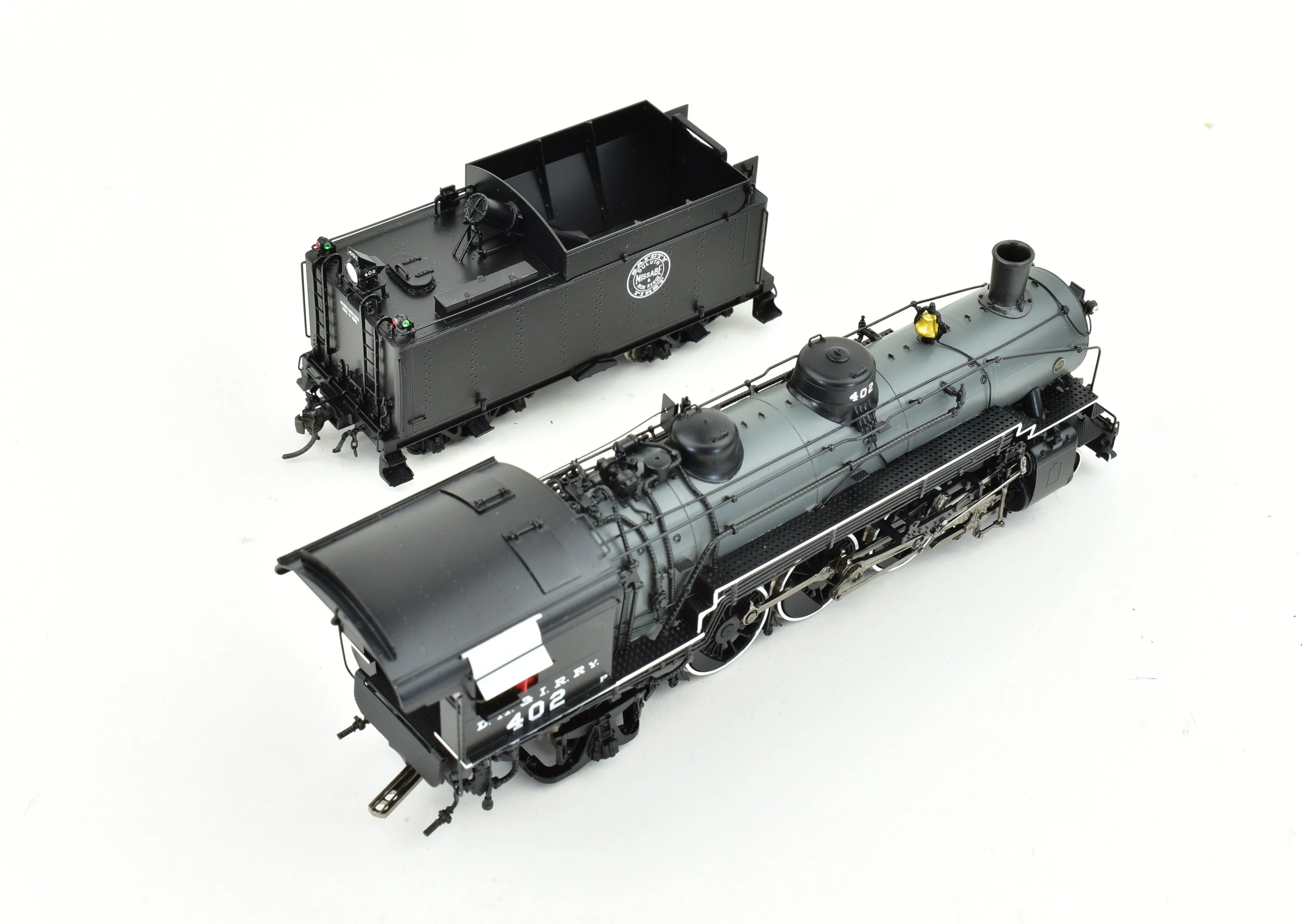 HO Brass CON DVP - Division Point DM&IR - Duluth Missabe & Iron Range Class "P" 4-6-2 #402 Grey Boiler Scheme FP - Image 9