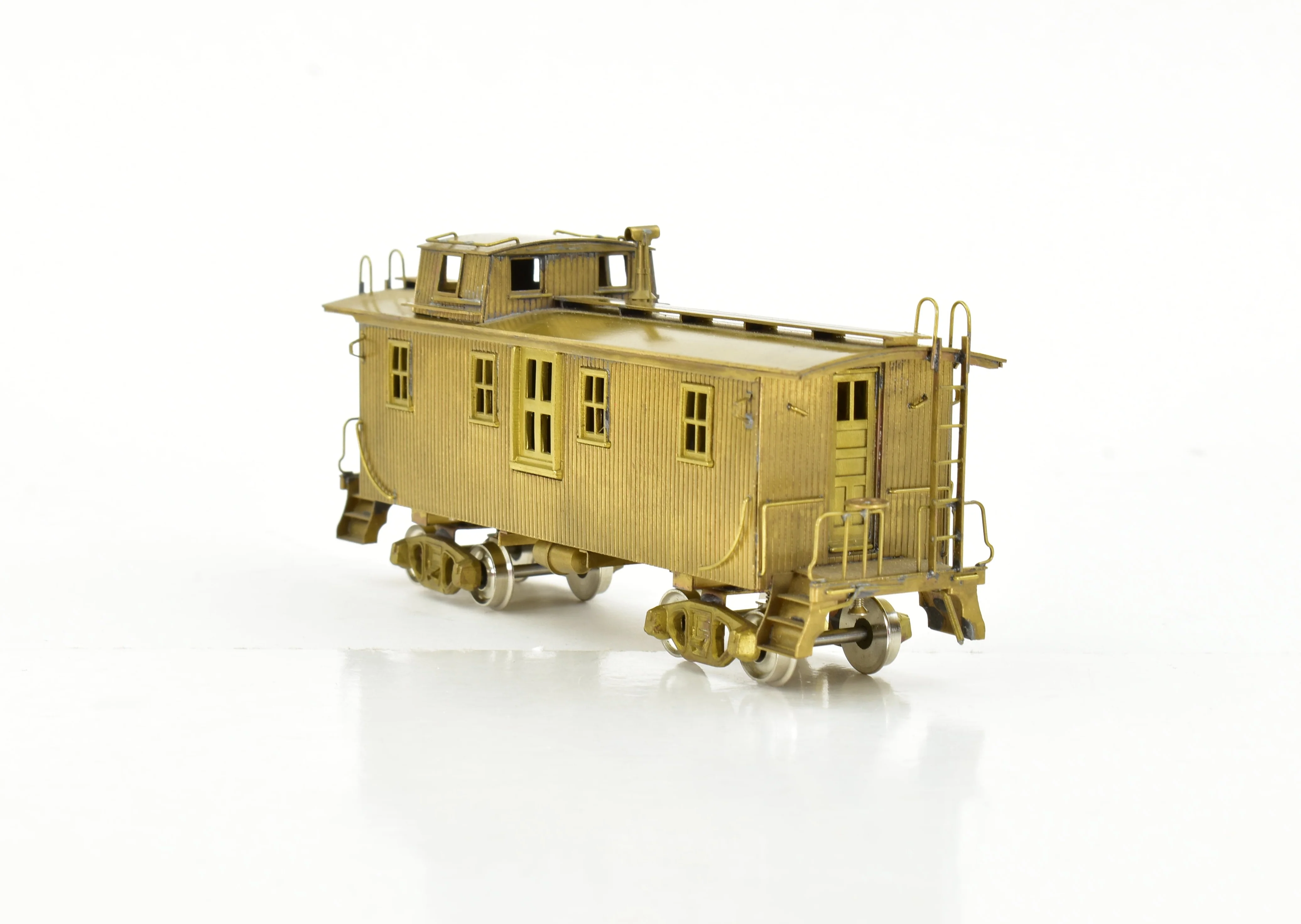 HO Brass Gem Models IC - Illinois Central #9405 Wood Side Door Caboose - Image 6