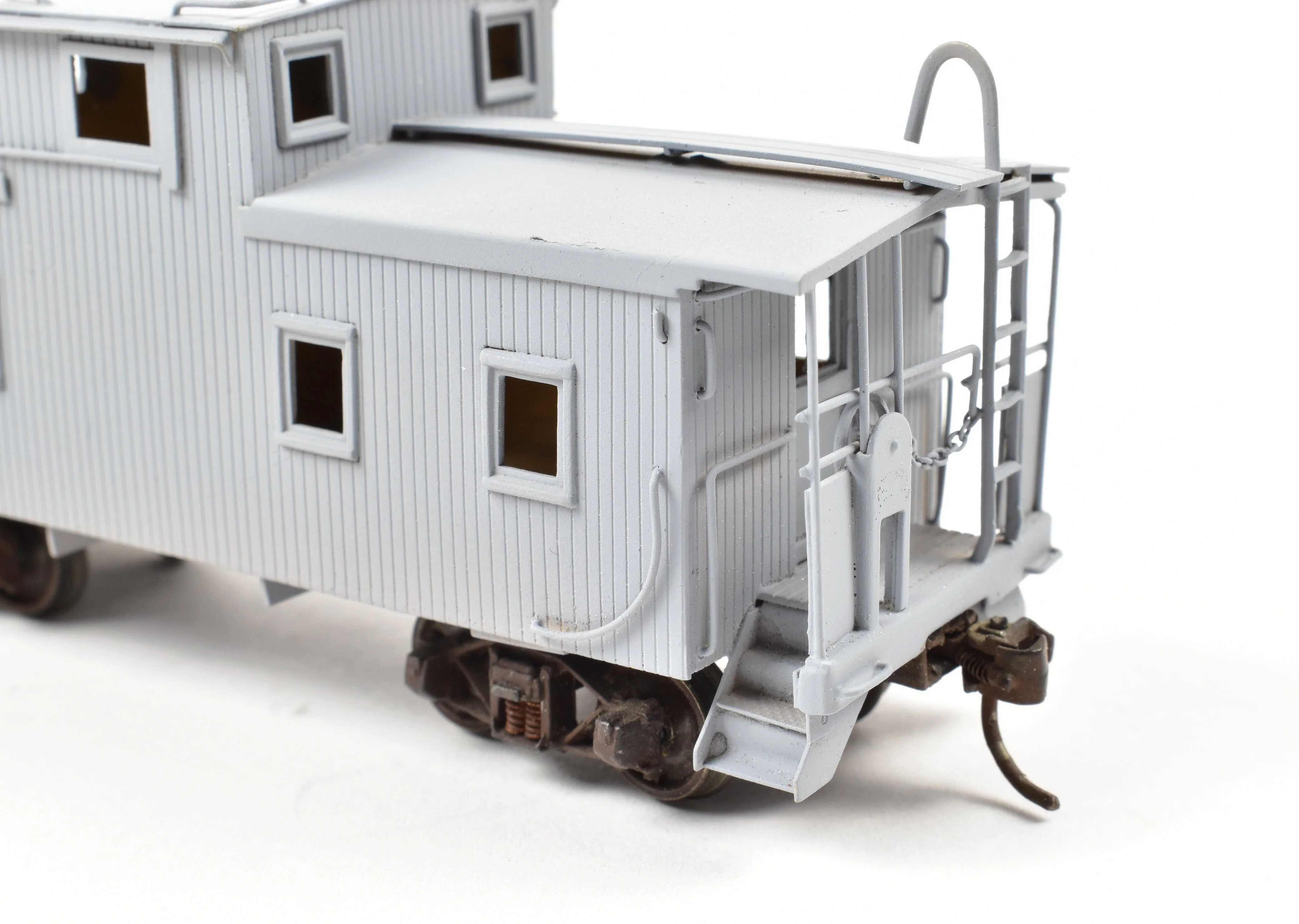 HO Brass Hallmark Models GM&O - Gulf Mobile & Ohio Wood Sheathed Caboose PARTIAL PAINT - Image 15