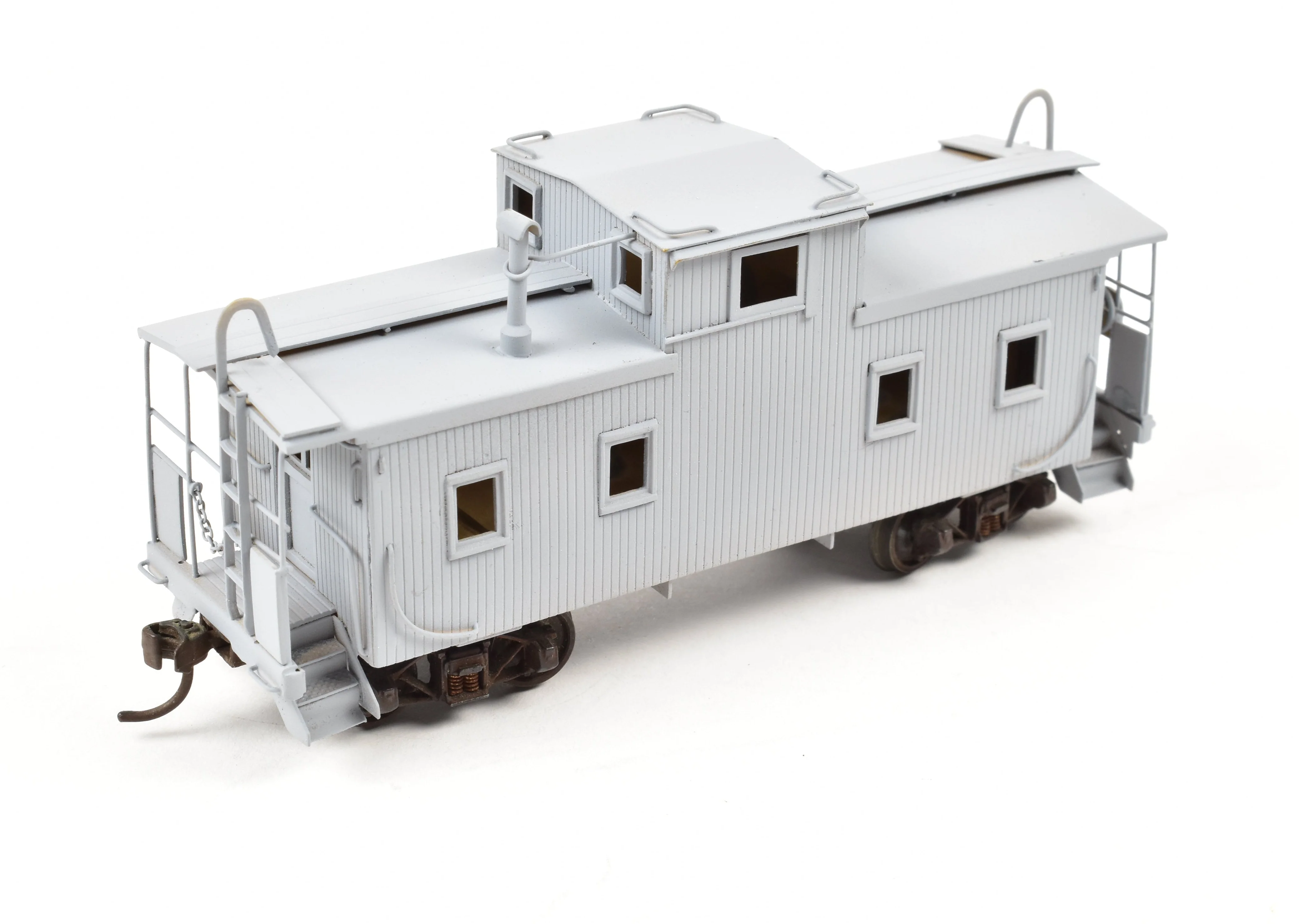 HO Brass Hallmark Models GM&O - Gulf Mobile & Ohio Wood Sheathed Caboose PARTIAL PAINT - Image 8