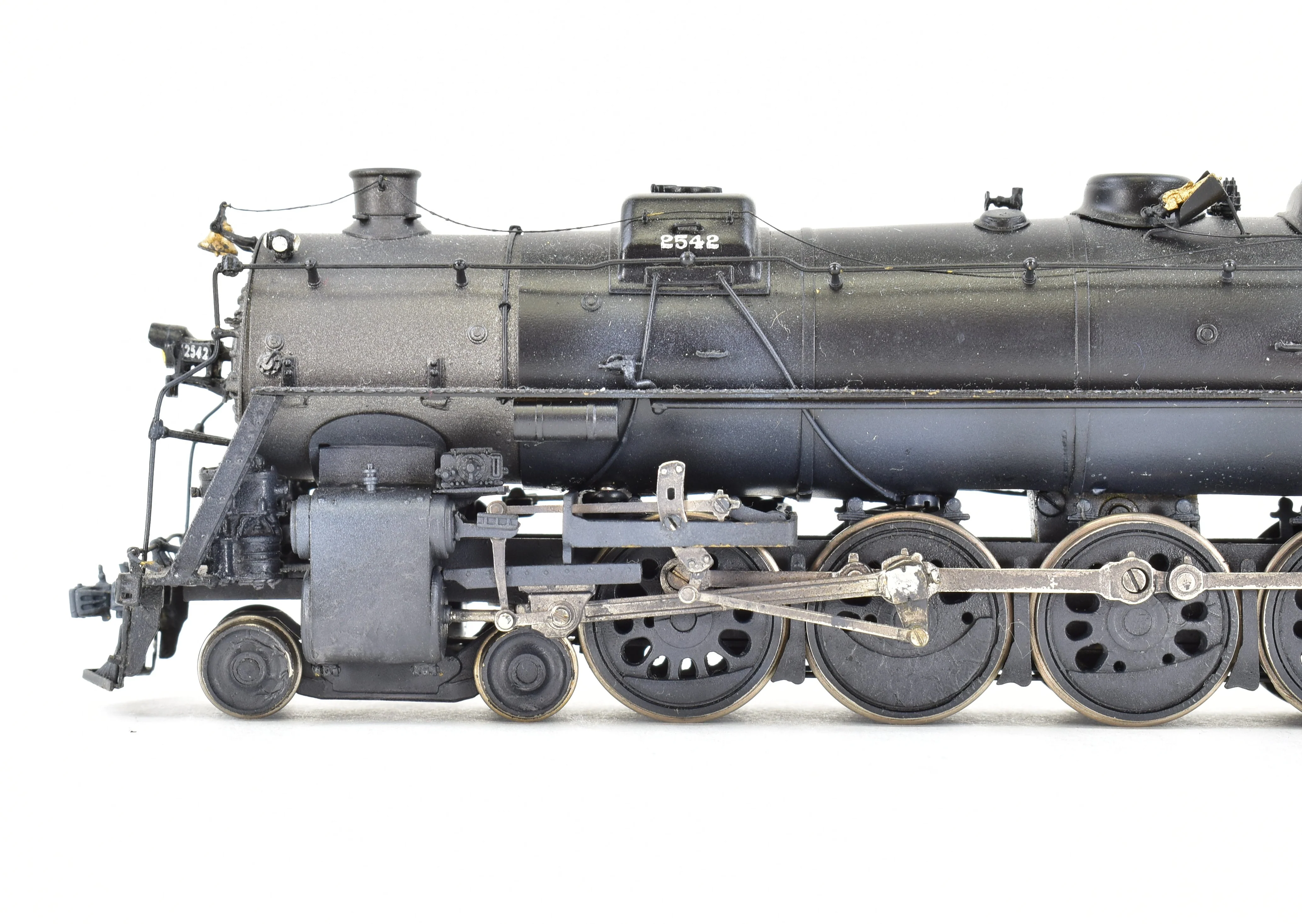 HO Brass Hallmark Models IC - Illinois Central 4-8-2 Custom Painted New NWSL Gearbox with Tsunami DCC and Sound - Image 17