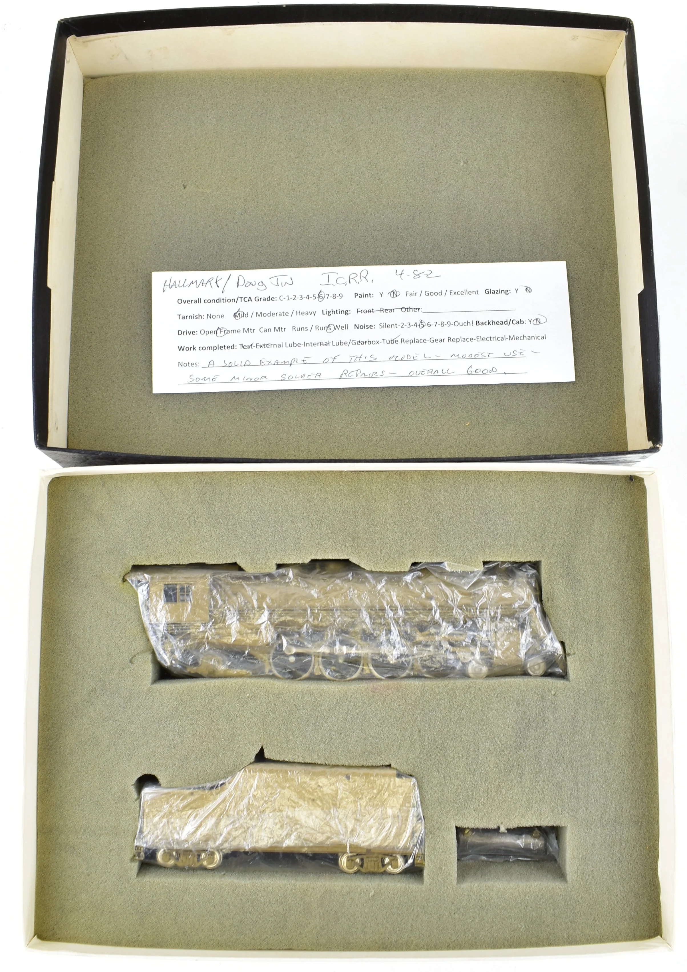 HO Brass Hallmark Models IC - Illinois Central 4-8-2 - Image 23