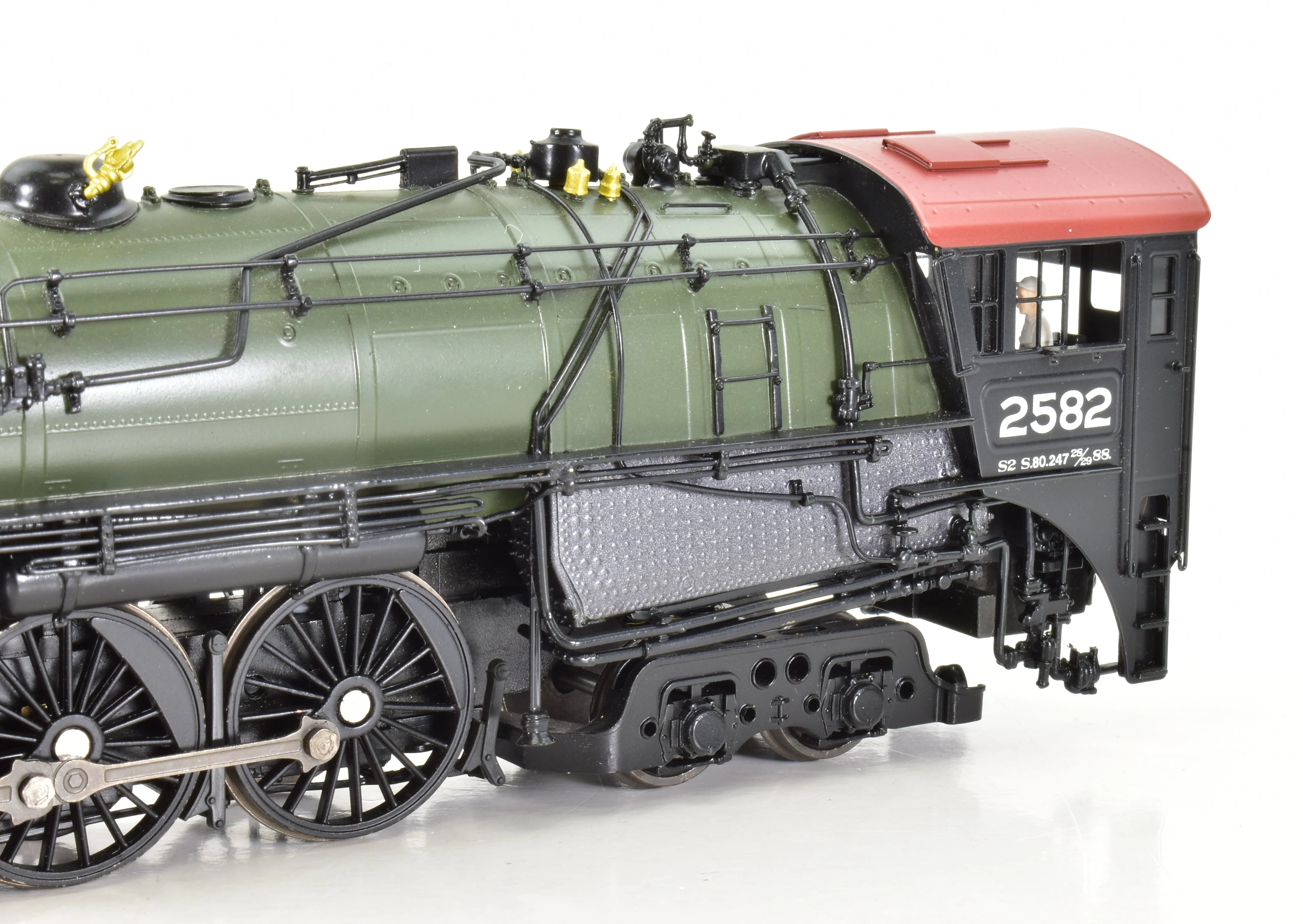 HO Brass Hybrid BLI - Broadway Limited Imports GN - Great Northern S-2 4-8-4 FP DCC and Sound - Image 17