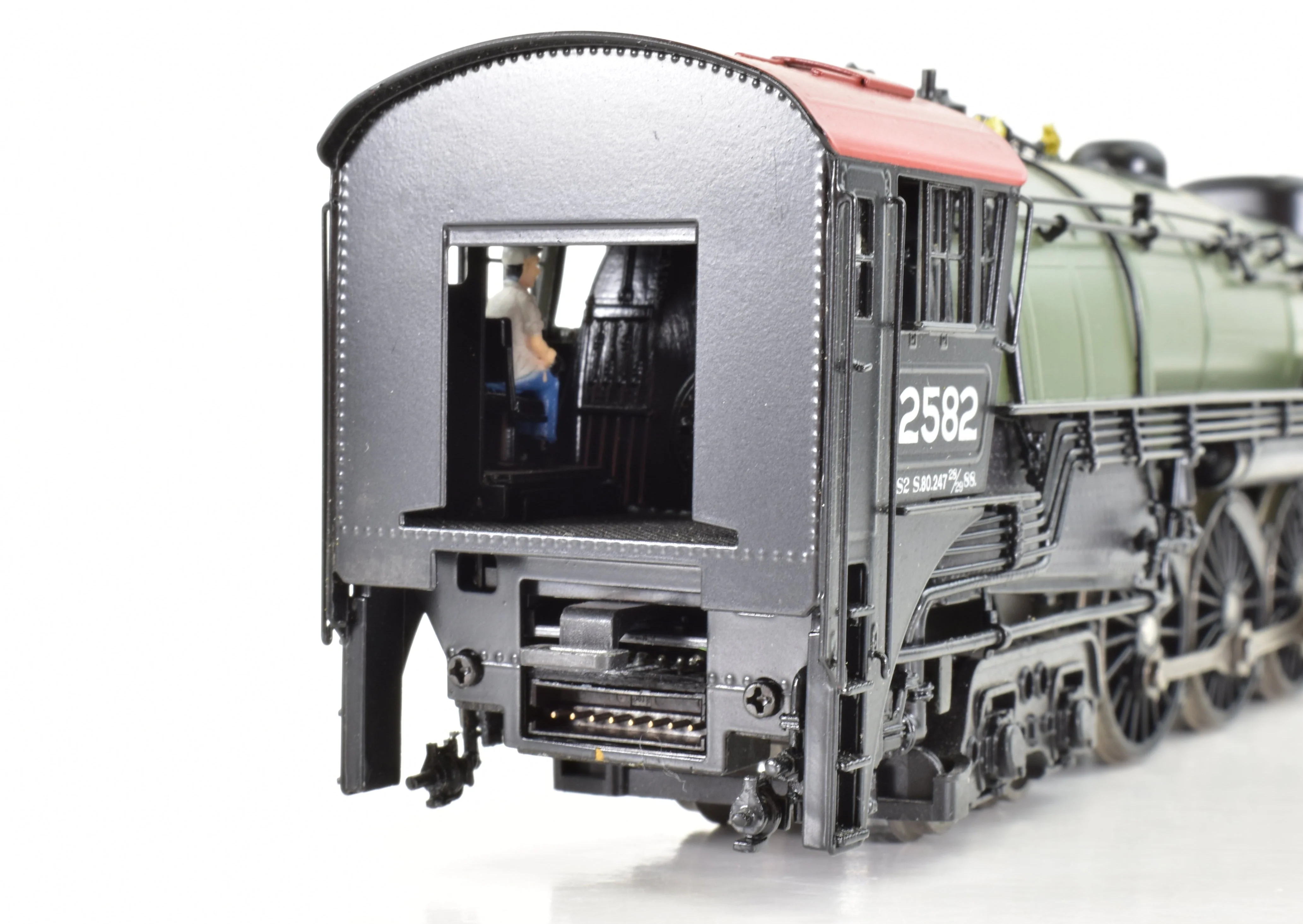 HO Brass Hybrid BLI - Broadway Limited Imports GN - Great Northern S-2 4-8-4 FP DCC and Sound - Image 19