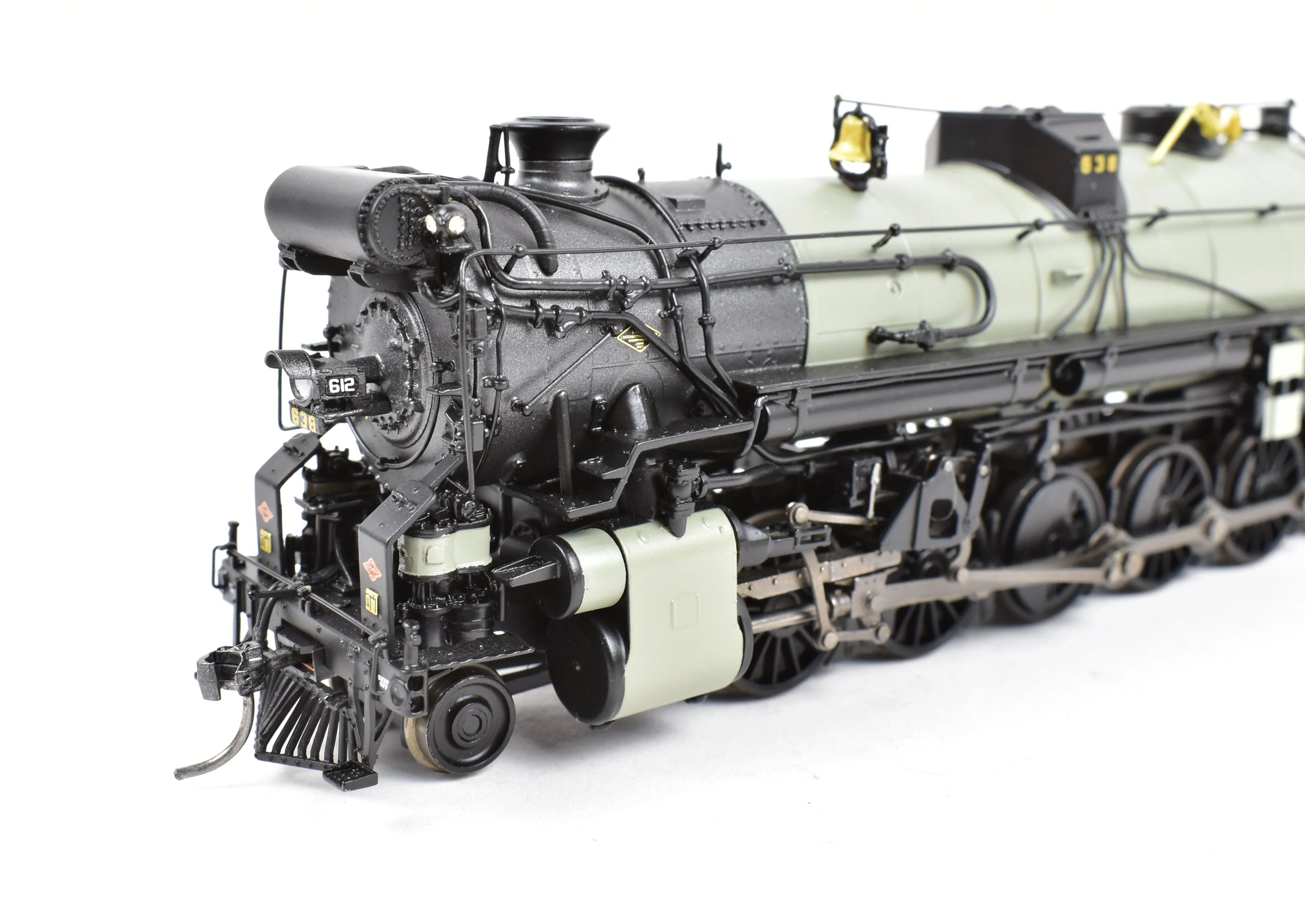 HO Brass Hybrid BLI - Broadway Limited Imports T&P - Texas & Pacific 2-10-4 FP DCC and Sound Re-Numbered #638 - Image 16