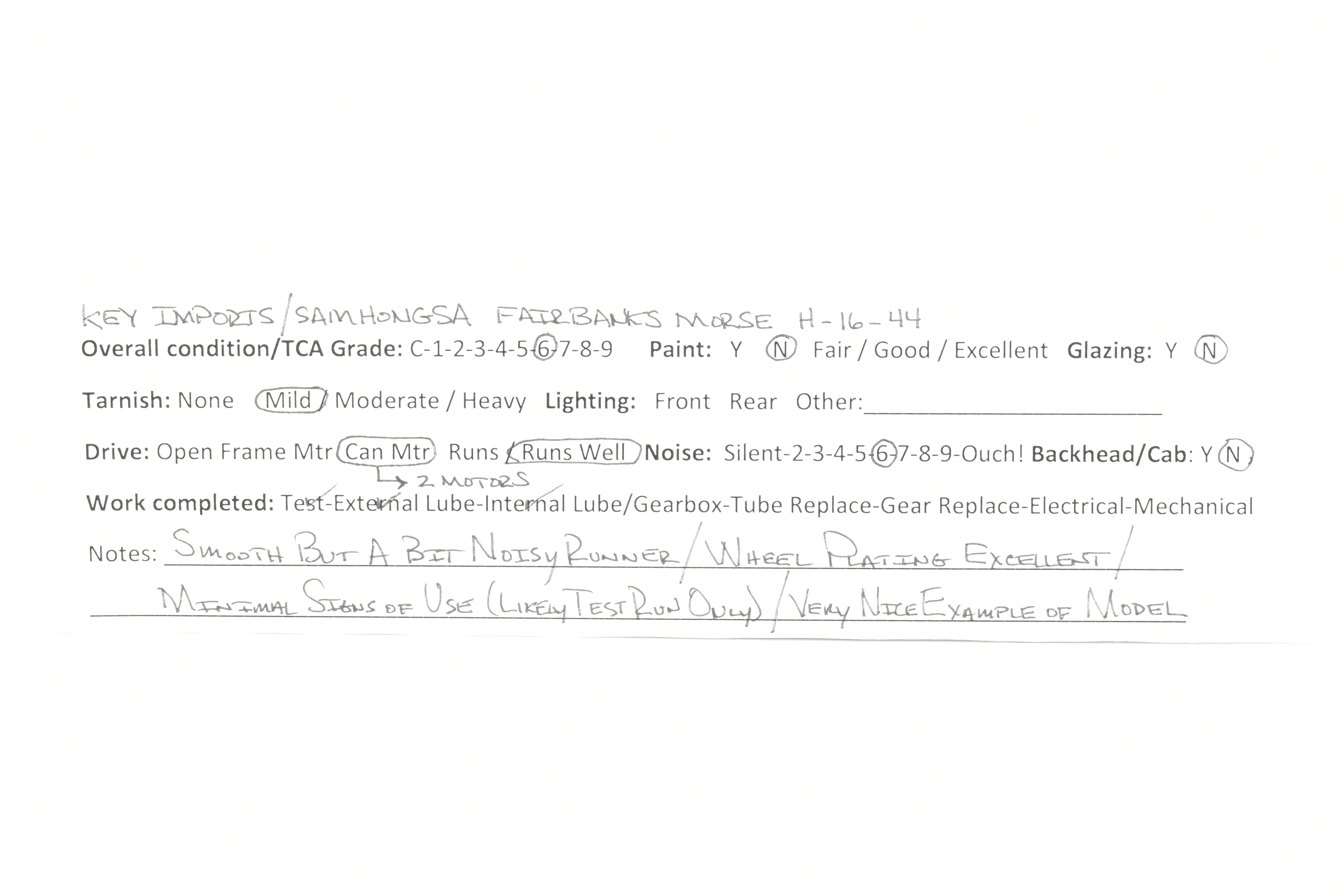 HO Brass Key Imports ATSF - Santa Fe & Various Roads Fairbanks Morse H-16-44 Loewy Design - Image 16