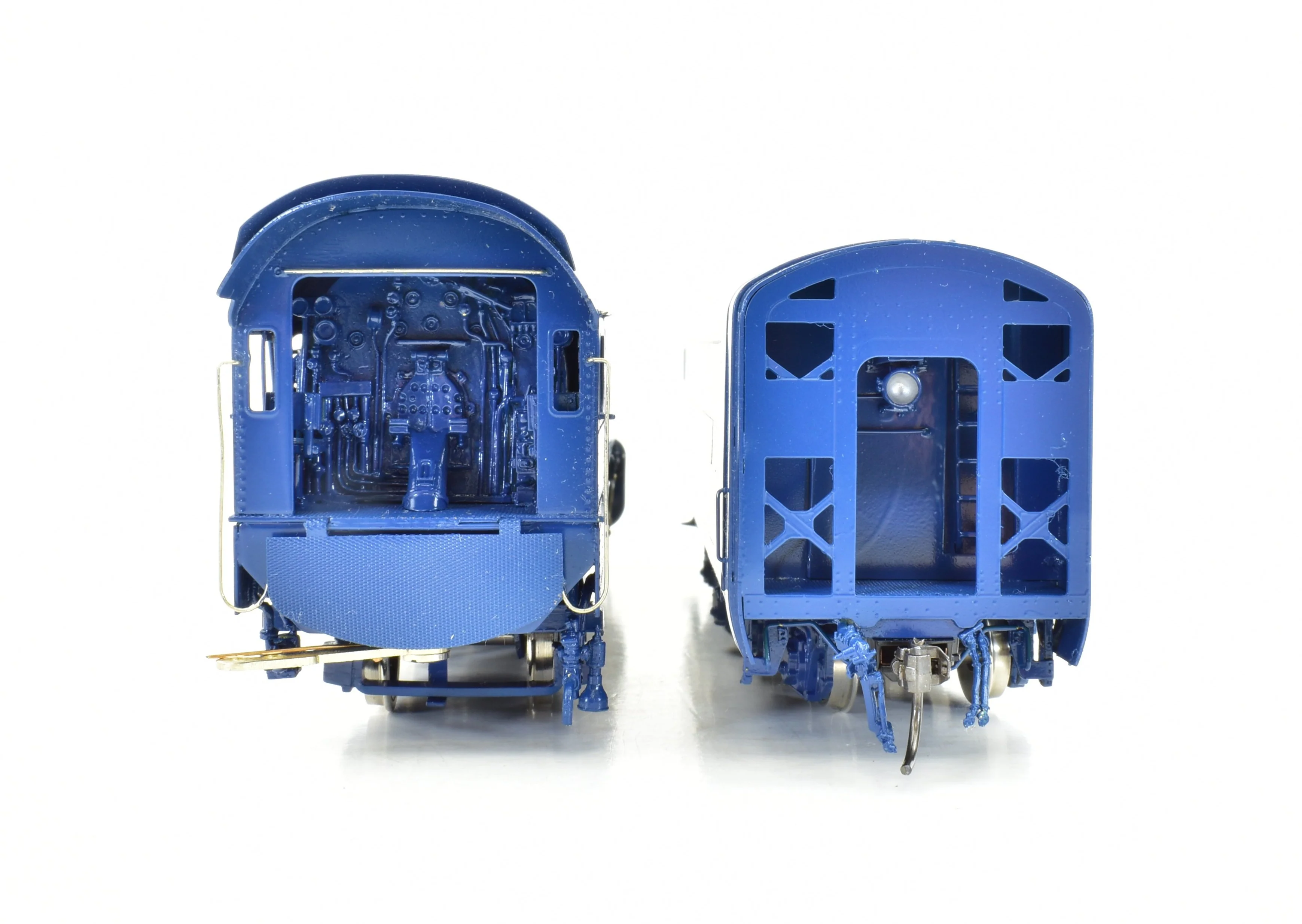 HO Brass Key Imports B&O - Baltimore & Ohio "Cincinnatian" P-7d and 5 Coach Train Set FP CS-22 - Image 10